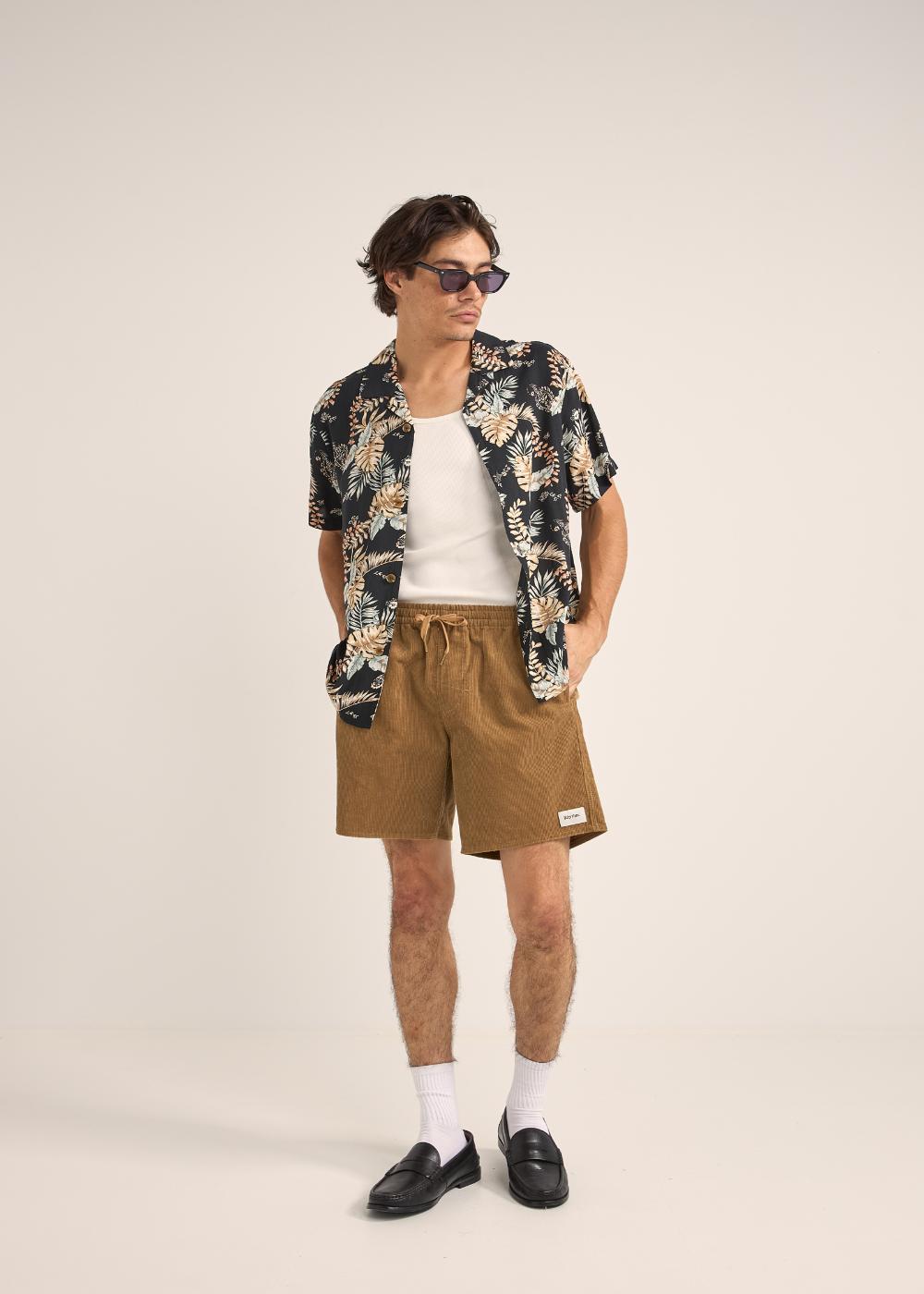 Tropical Paisley Shirt - מכופתרת קצרה 100% כותנה