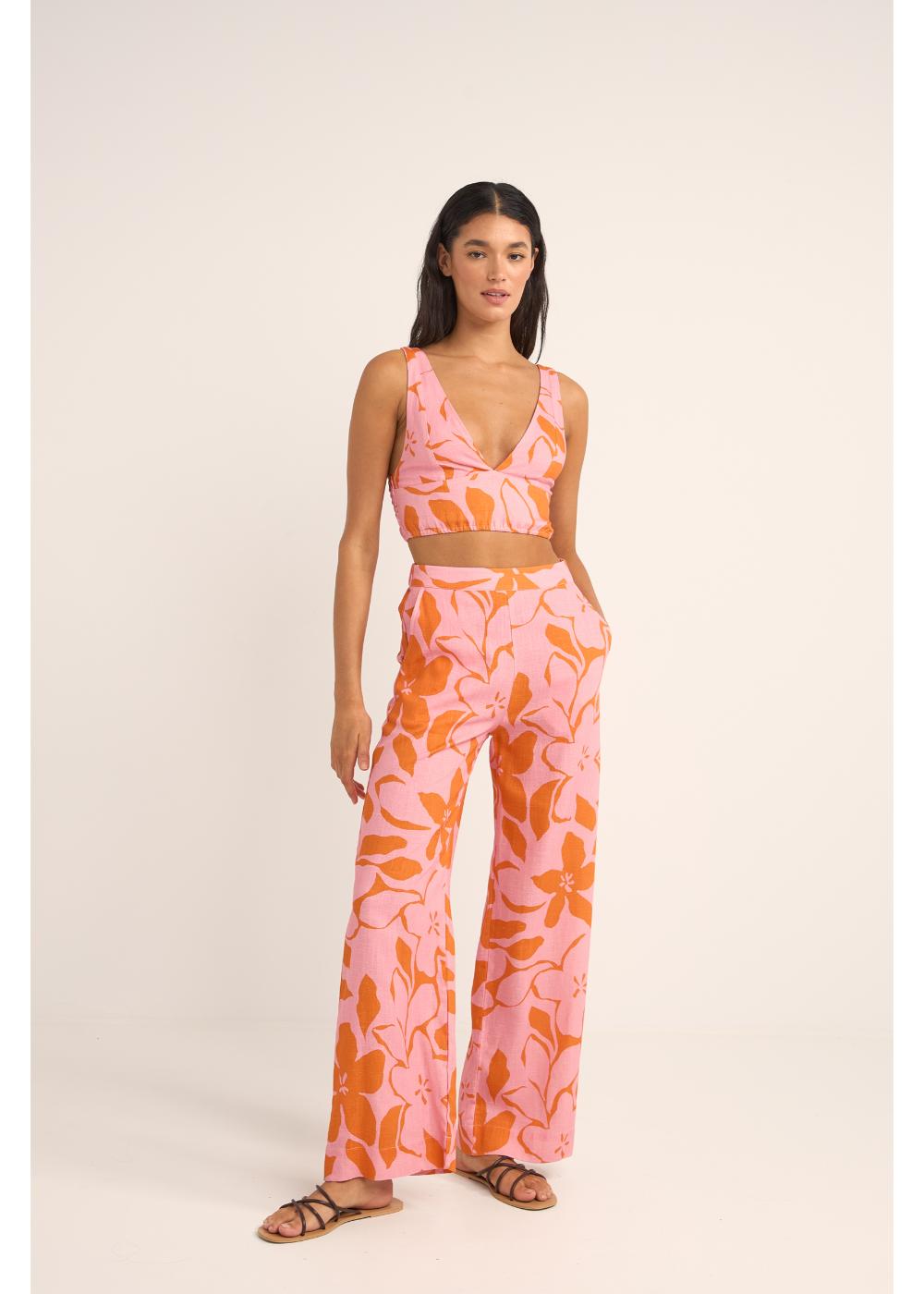 Bora Bora Wide Leg Pant - מכנסי שפתן