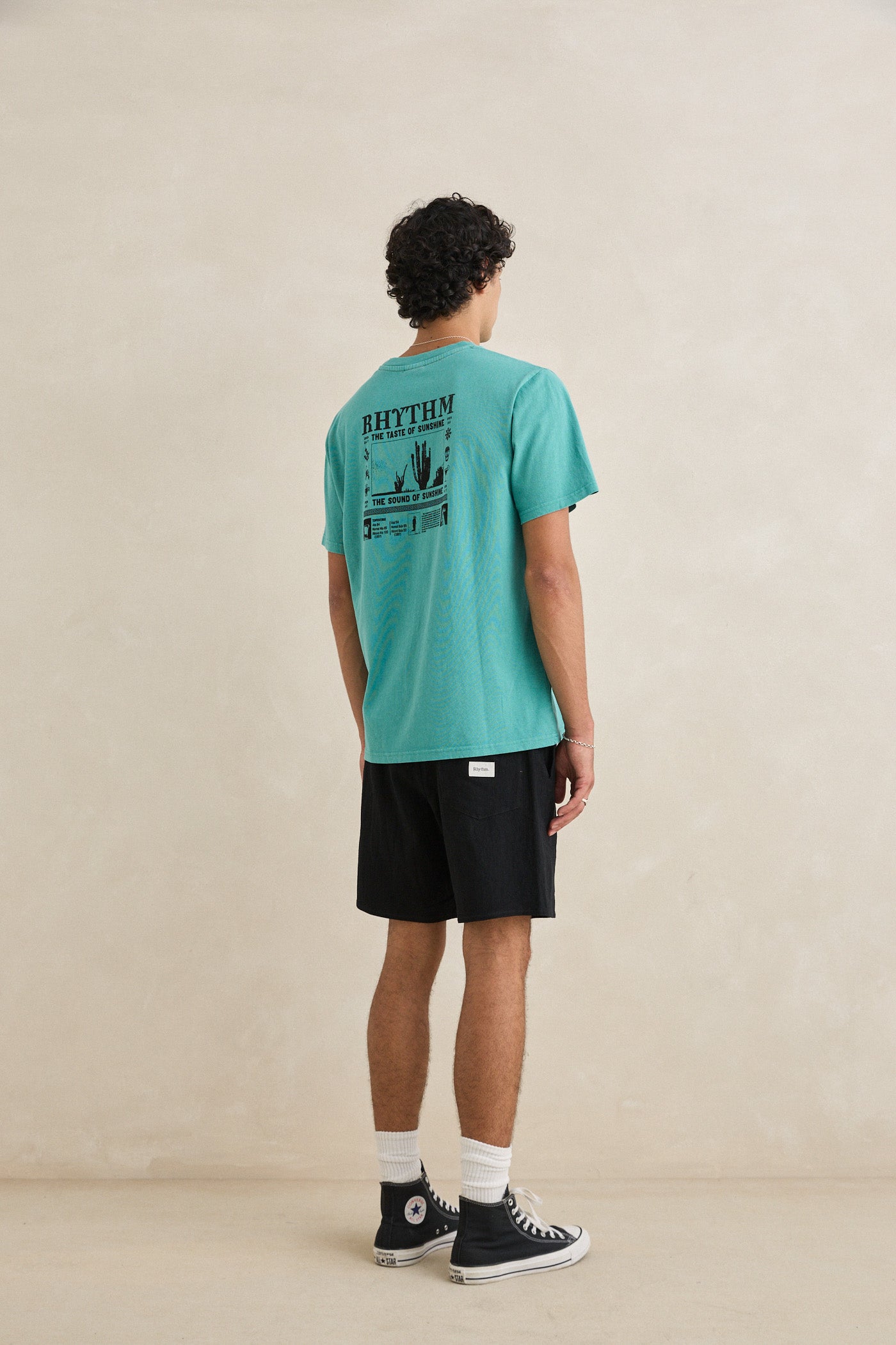 Textured Linen Jam - מכנס קצר פשתן/כותנה