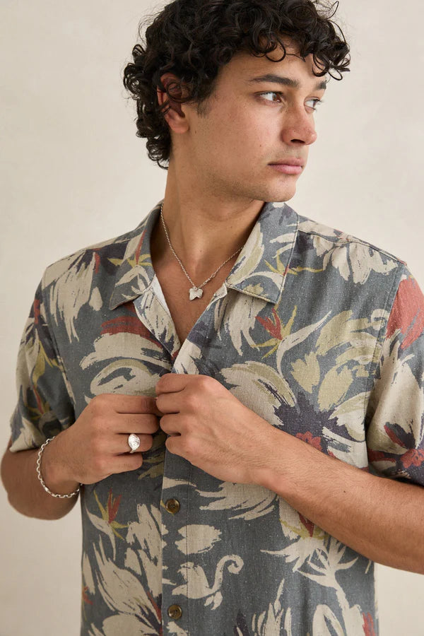 Tropical Camo Ss Shirt