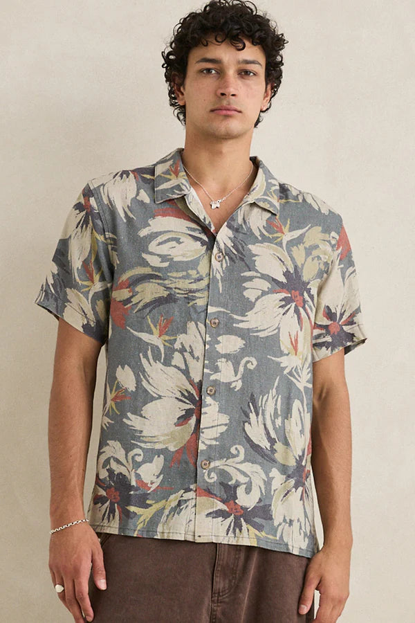 Tropical Camo Ss Shirt