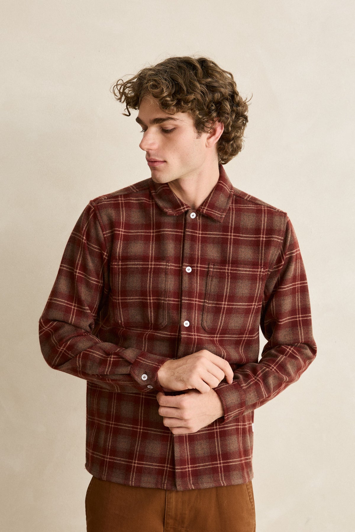 Cross Roads LS Flannel Red