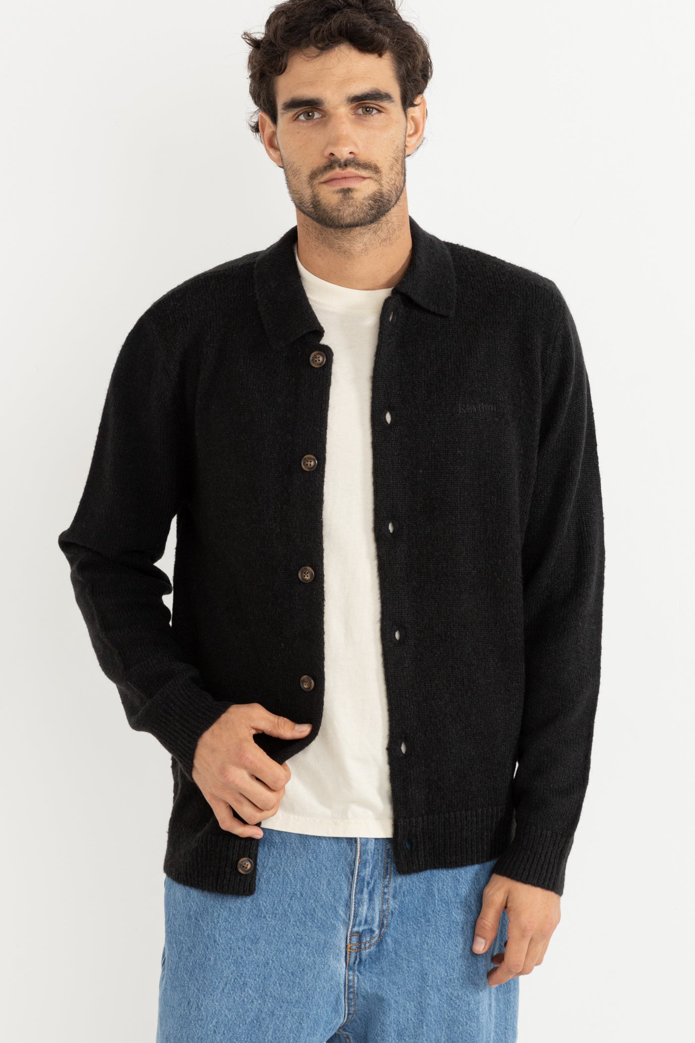 Mohair Button Up Knit F25