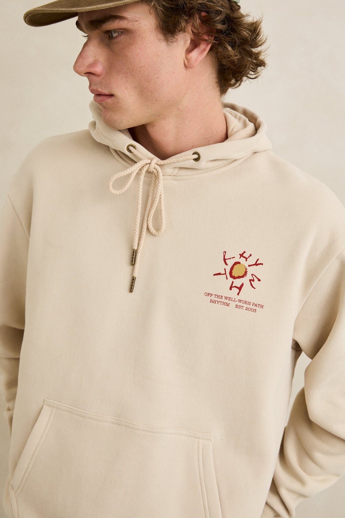 Rhythm Cactus Fleece Hood MOONROCK