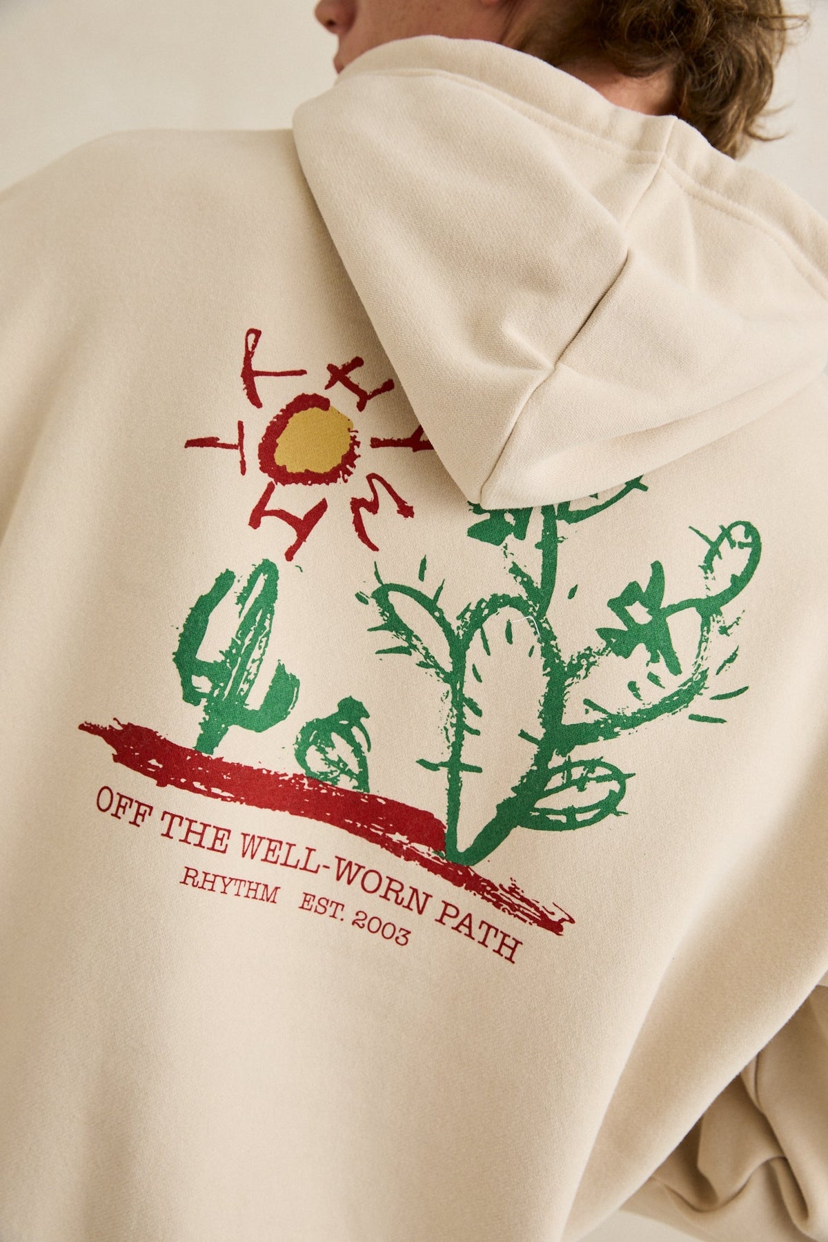 Rhythm Cactus Fleece Hood MOONROCK