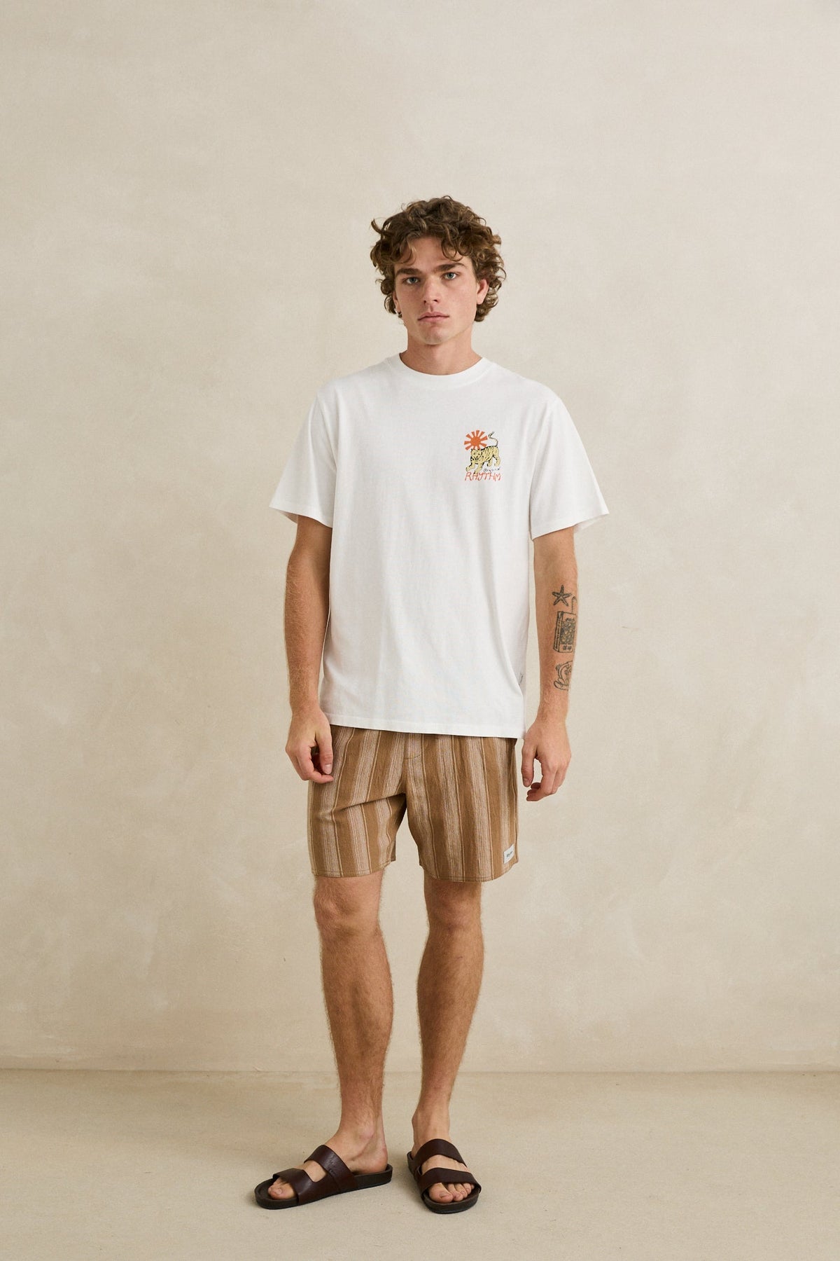Rhythm Jacquard Stripe Jam SAND
