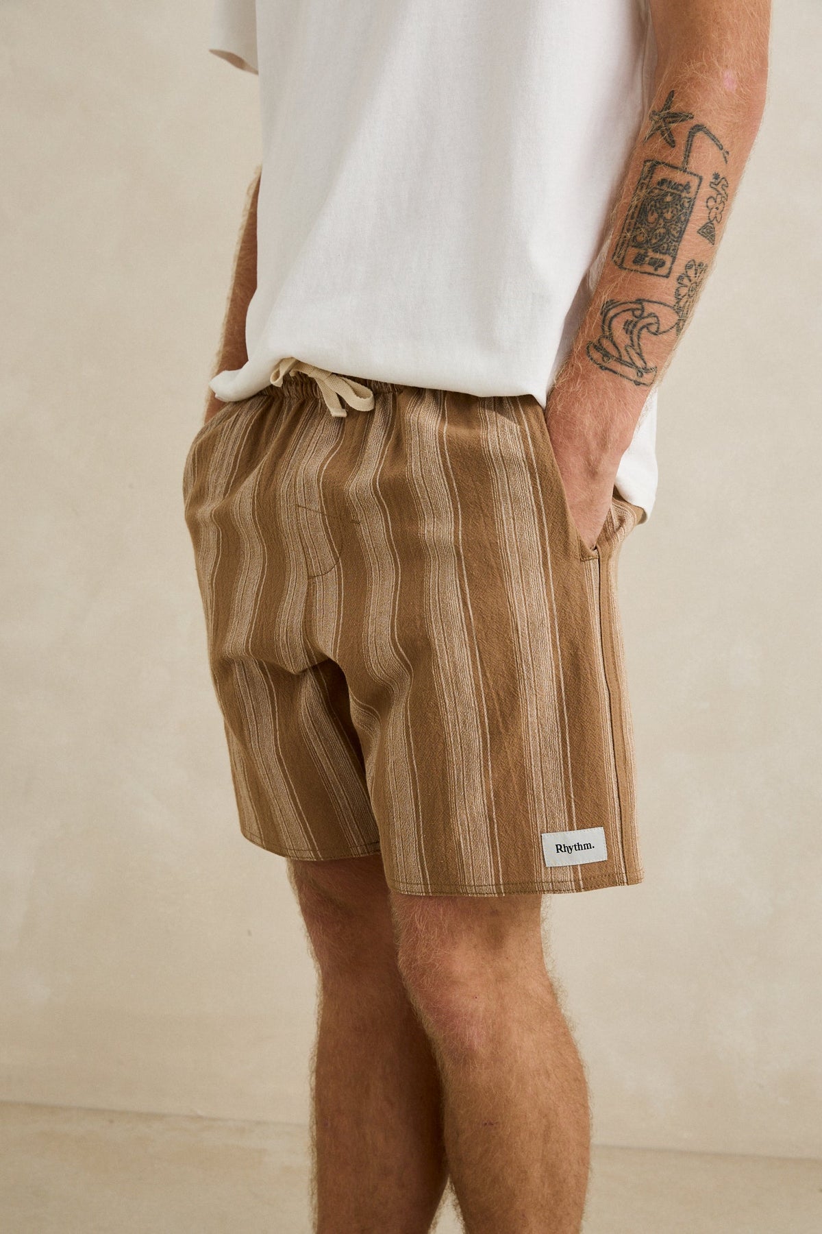 Rhythm Jacquard Stripe Jam SAND