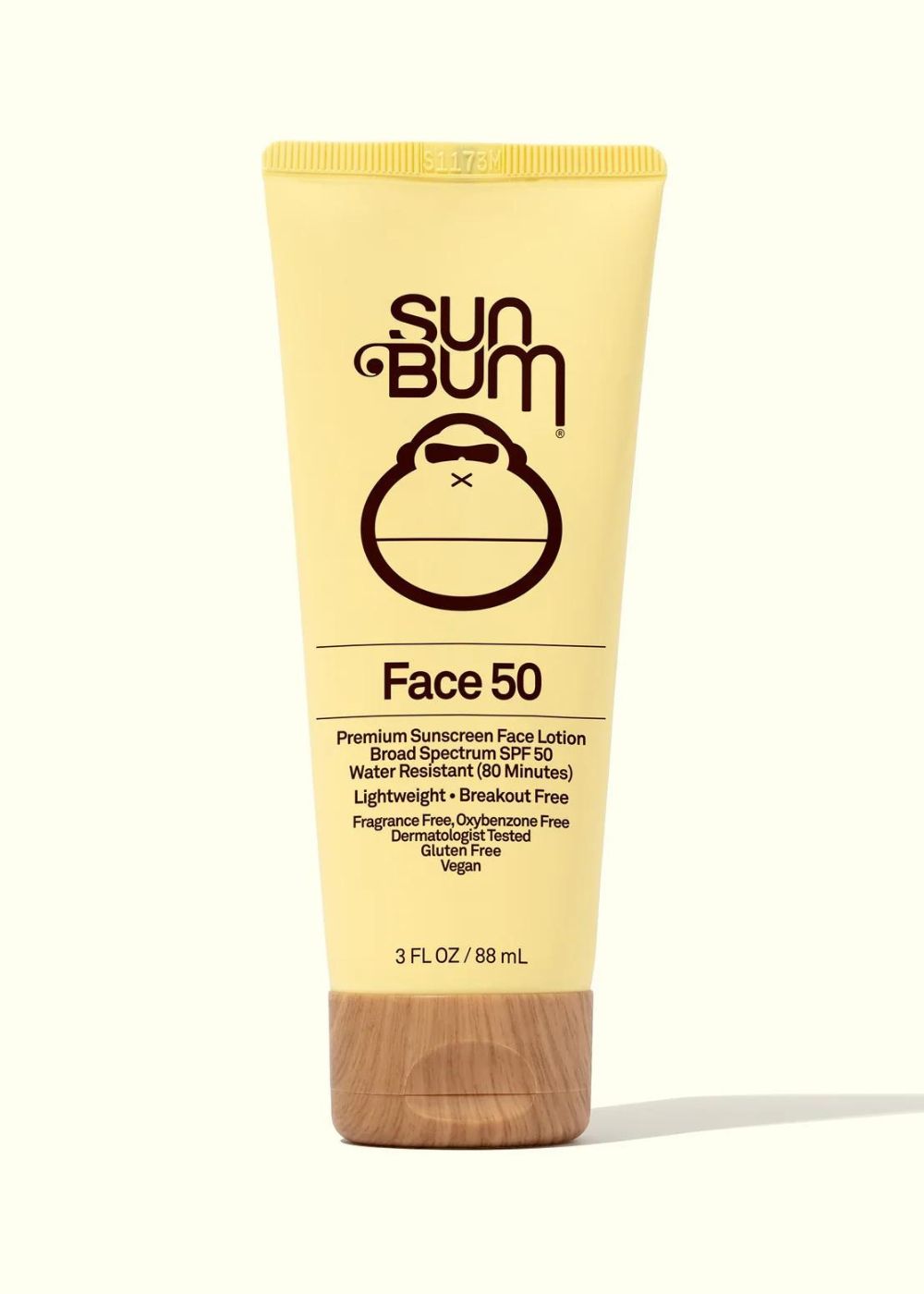 Sun Bum Original Face 50 Sunscreen Lotion 88 mL / 3 FL OZ - קרם הגנה לפנים גודל 88ml