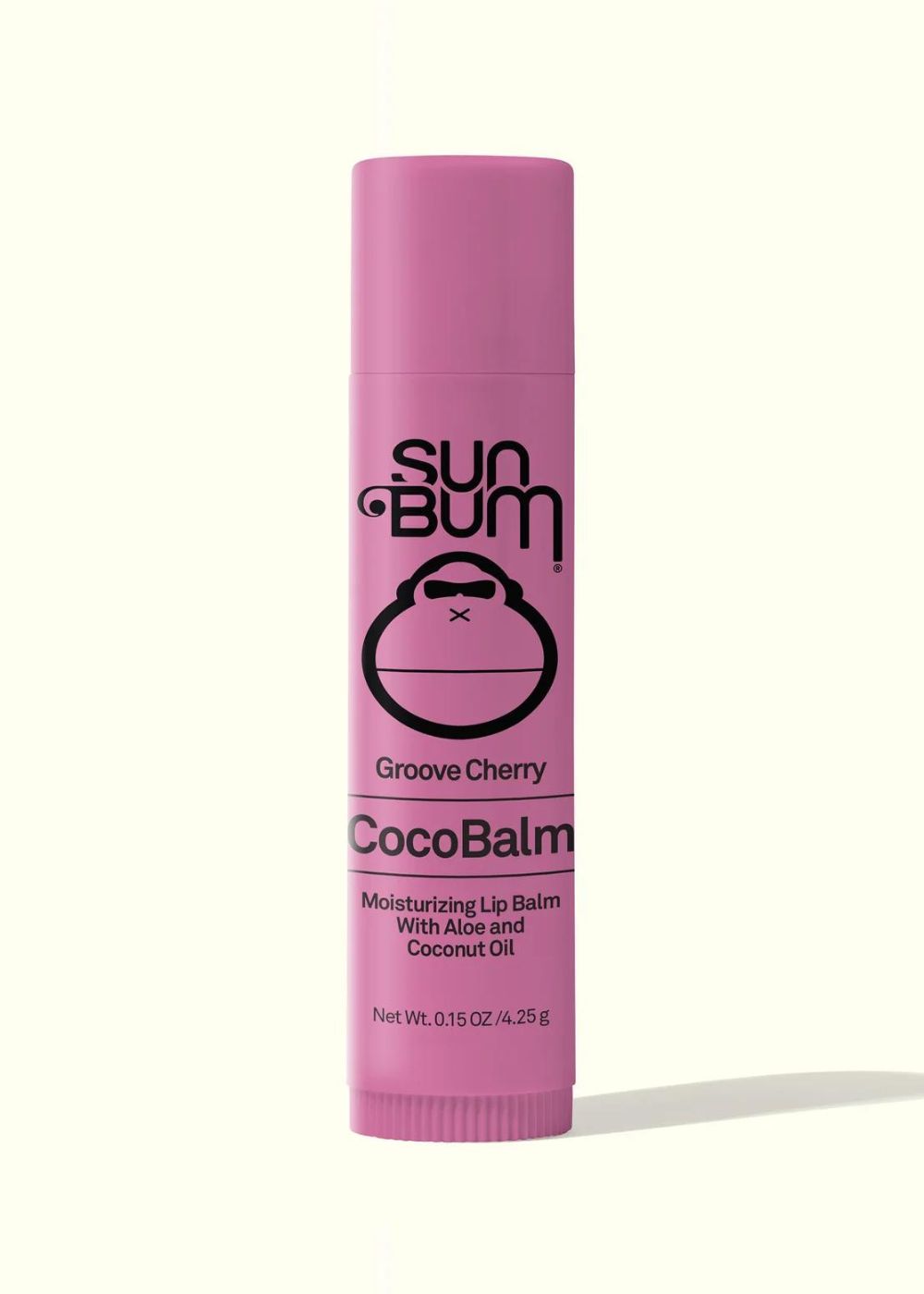 Sun Bum CocoBalm Moisturizing Lip Balm – Groove Cherry 4.25 G שפתון לחות - גרוב
