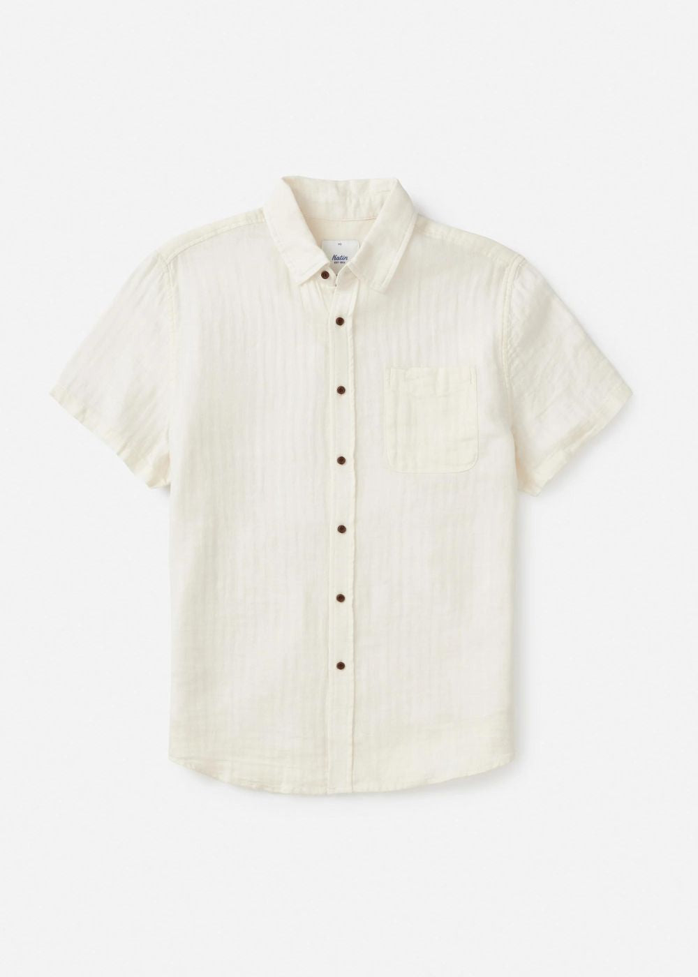 Alan Solid Shirt מכופתרת קצרה