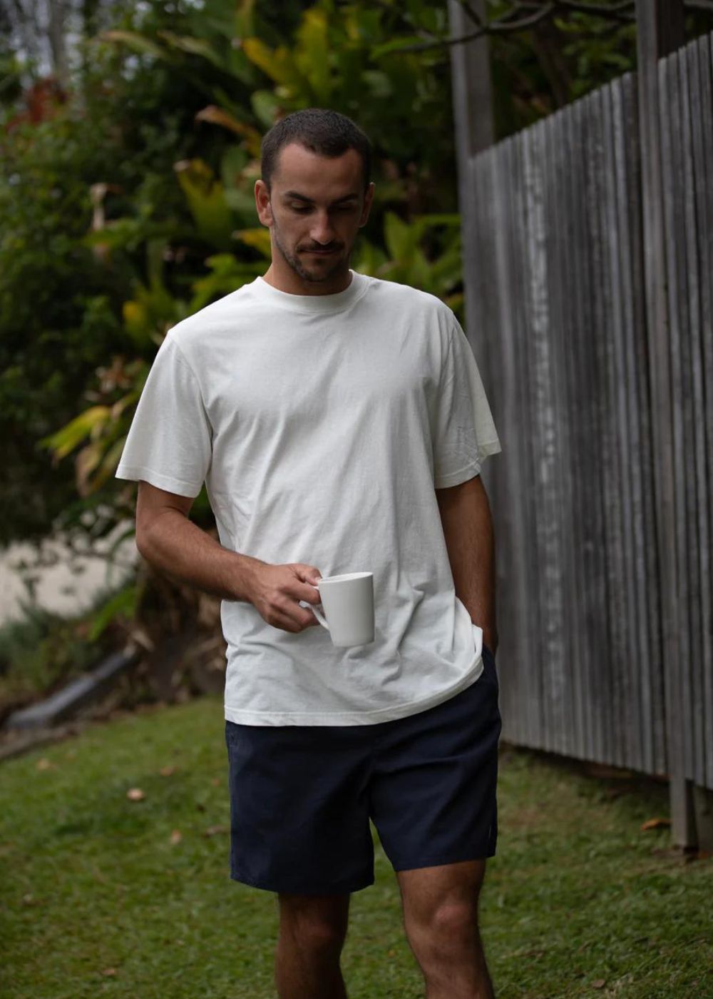 Classic Vintage Tee - חולצת טישרט וינטג׳ צבע_vintage_white