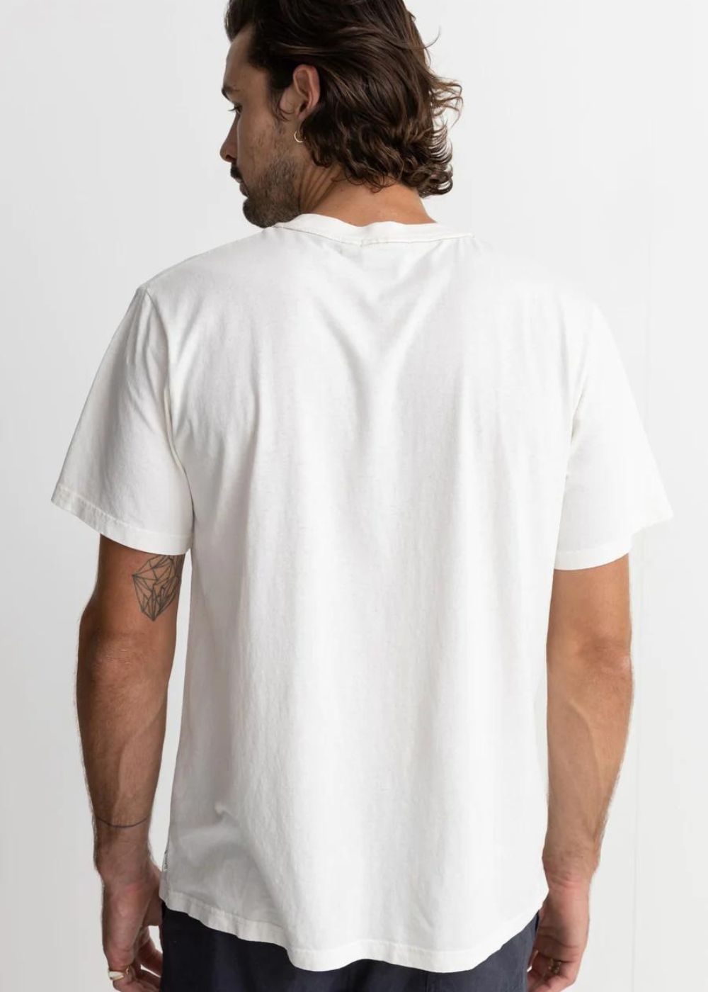 Classic Vintage Tee - חולצת טישרט וינטג׳ צבע_vintage_white