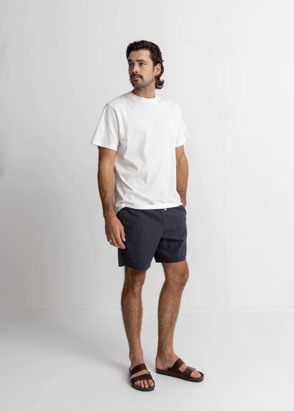 Classic Vintage Tee - חולצת טישרט וינטג׳ צבע_vintage_white