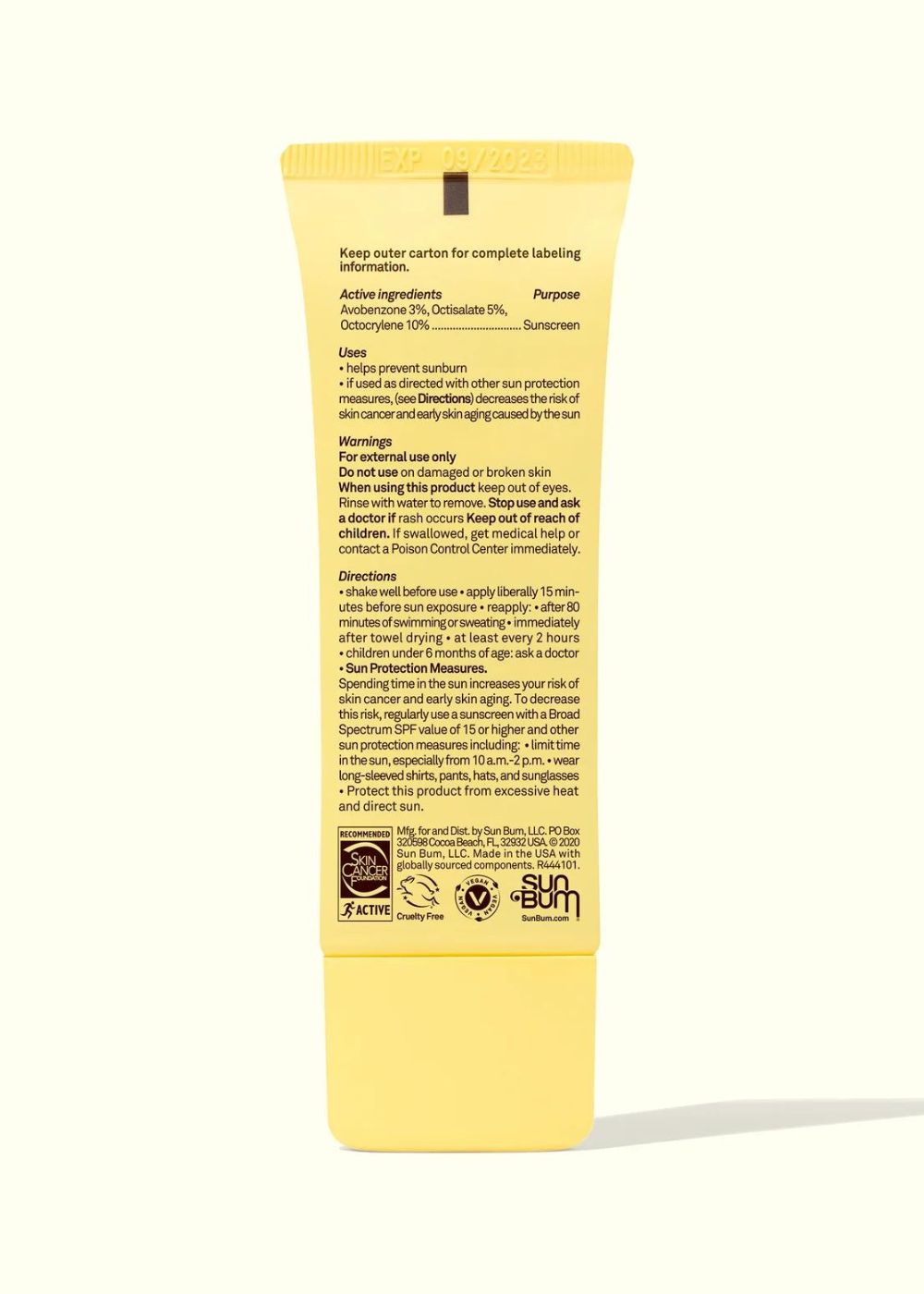 Sun Bum Original Glow SPF 30 Sunscreen Lotion 59 mL / 2 FL OZ