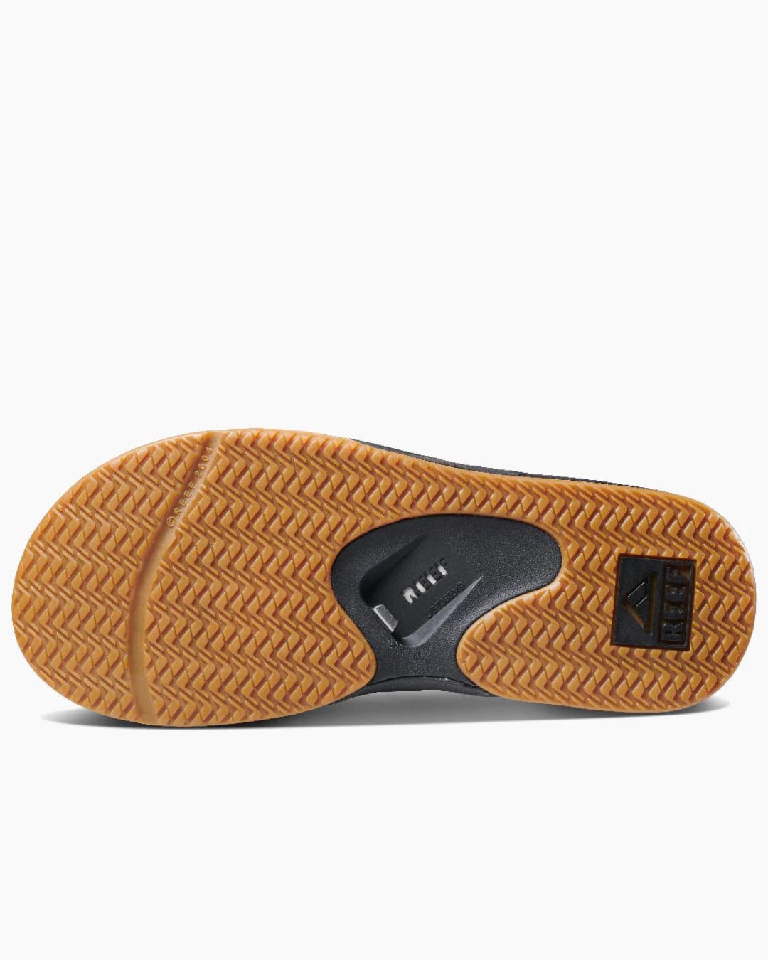 REEF FANNING BLACK/SILVER - כפכף ריף שחור כסוף