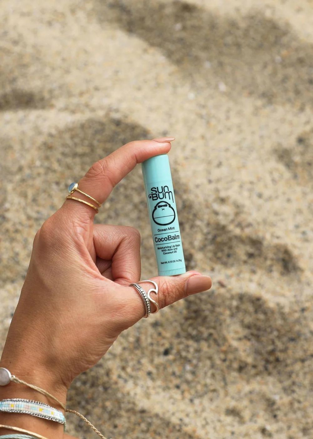 Sun Bum CocoBalm Moisturizing Lip Balm – Ocean Mint 4.25 G שפתון לחות - מנטה