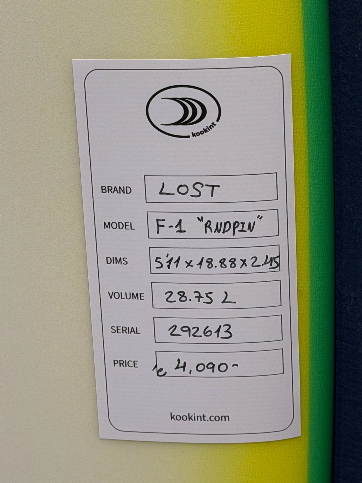 FORMULA-1 (F1) "RNDPIN" 5.11