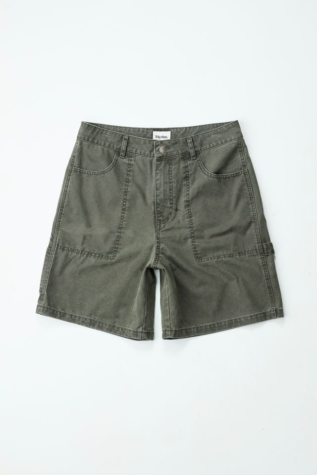Washed Canvas Short