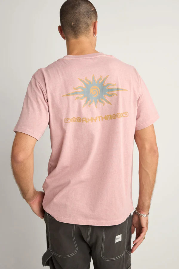Flame Printed Vintage Ss T-Shirt