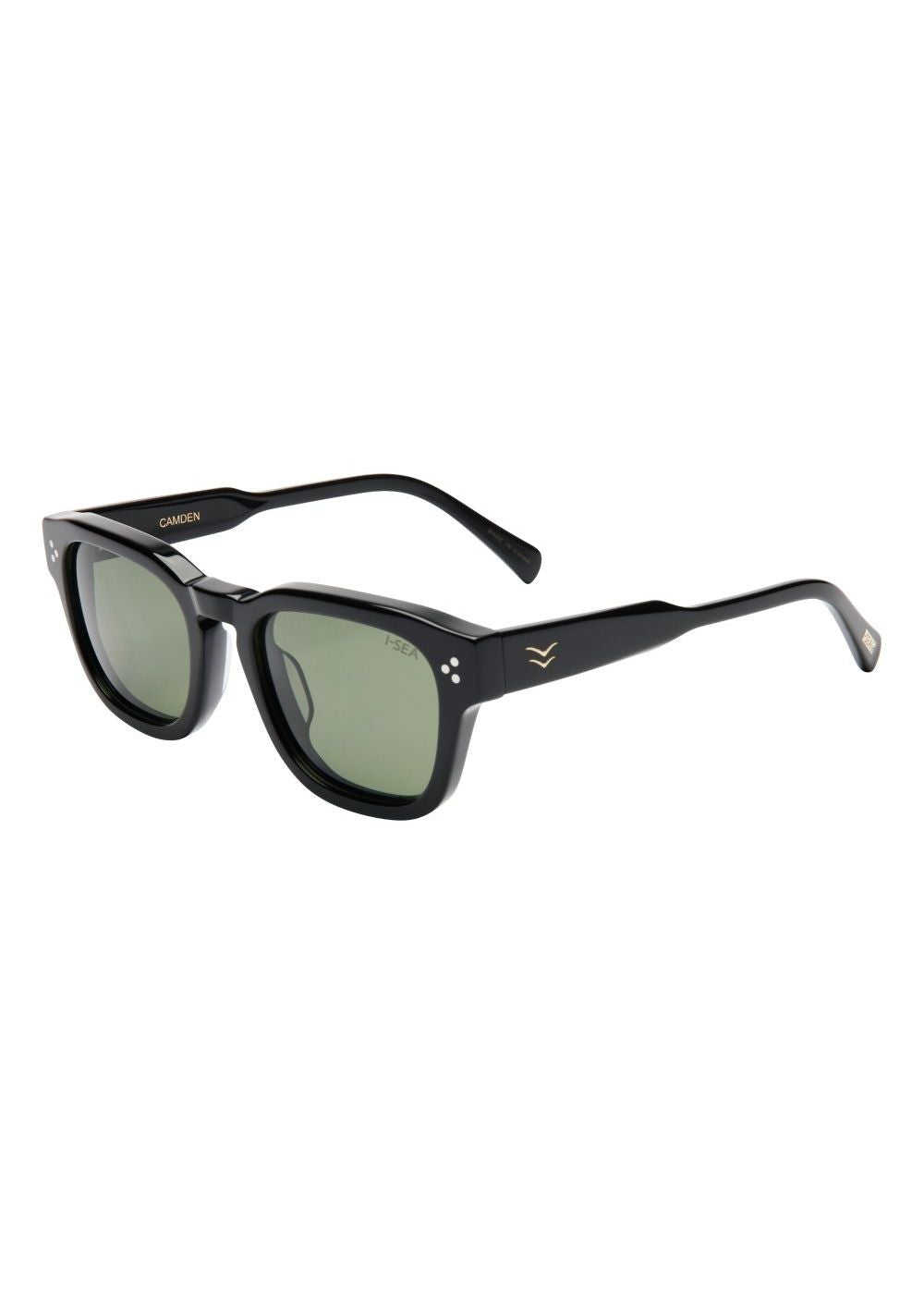 i-sea sunglasses - משקפי שמש דגם- Camden צבע: BLACK/GREEN