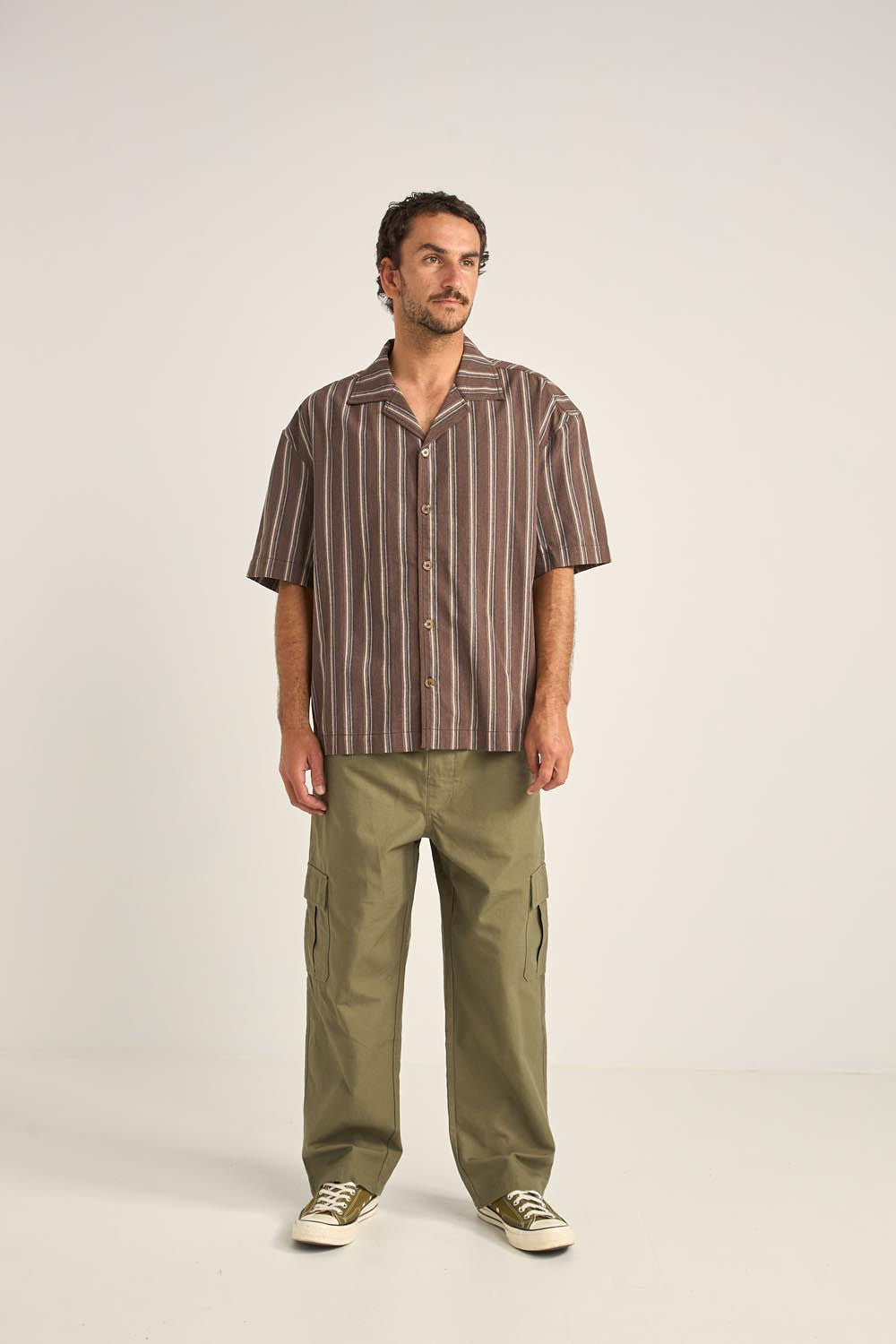 Baja Relaxed Stripe Ss Shirt F25