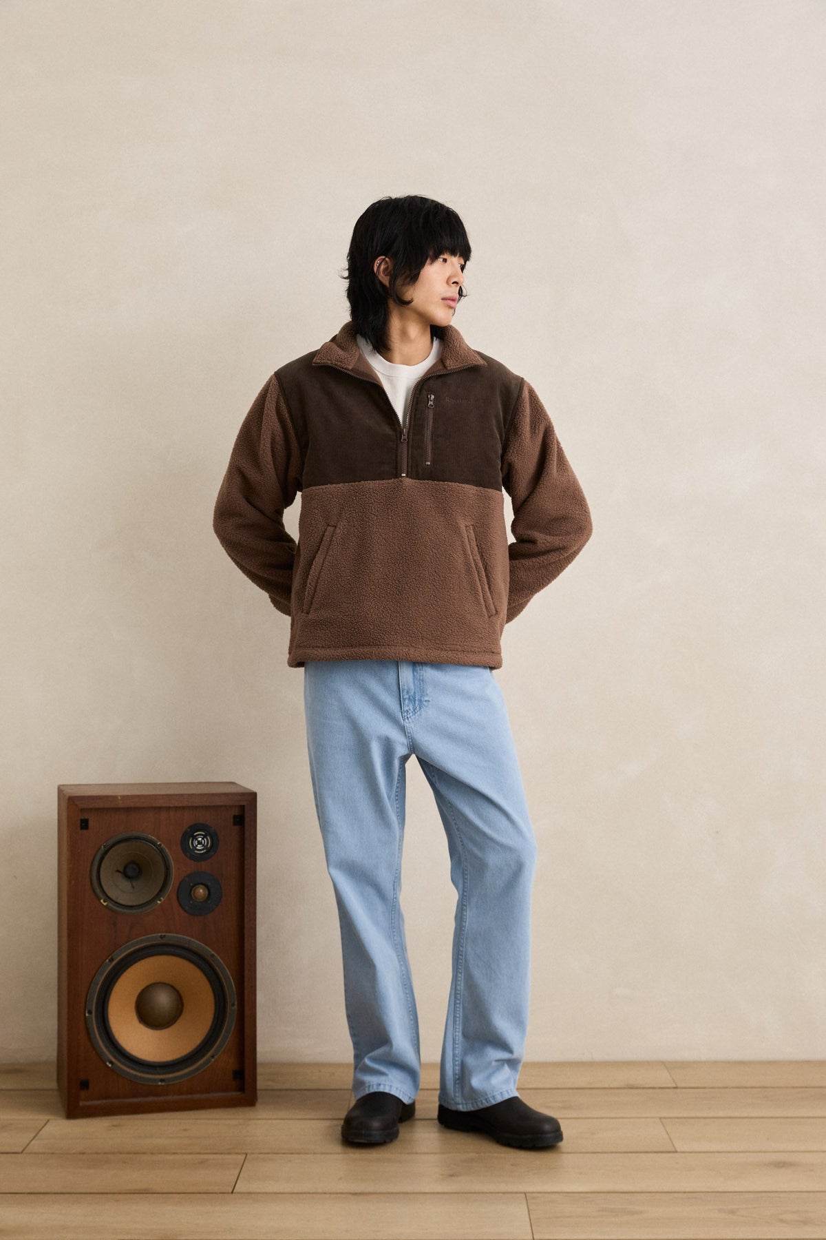Rhythm Stables Half Zip TAUPE