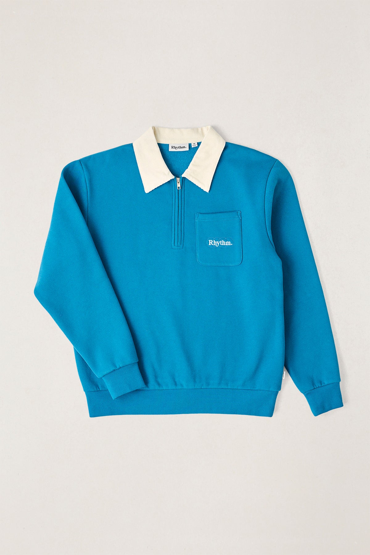 Rhythm Sutton Quarter Zip Fleece POOL