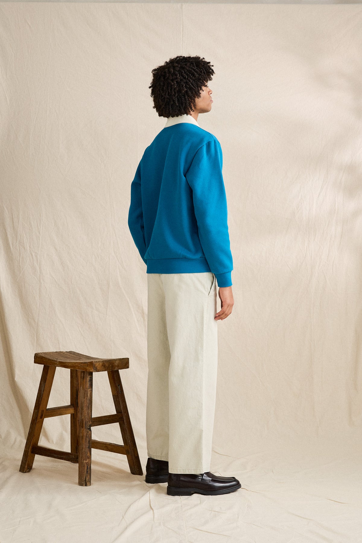Rhythm Sutton Quarter Zip Fleece POOL