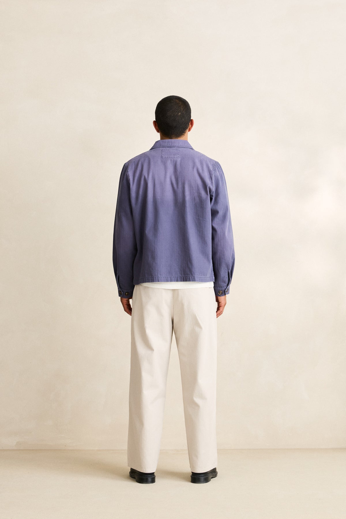 Rhythm Herringbone Sun Wash Jacket VINTAGE BLUE