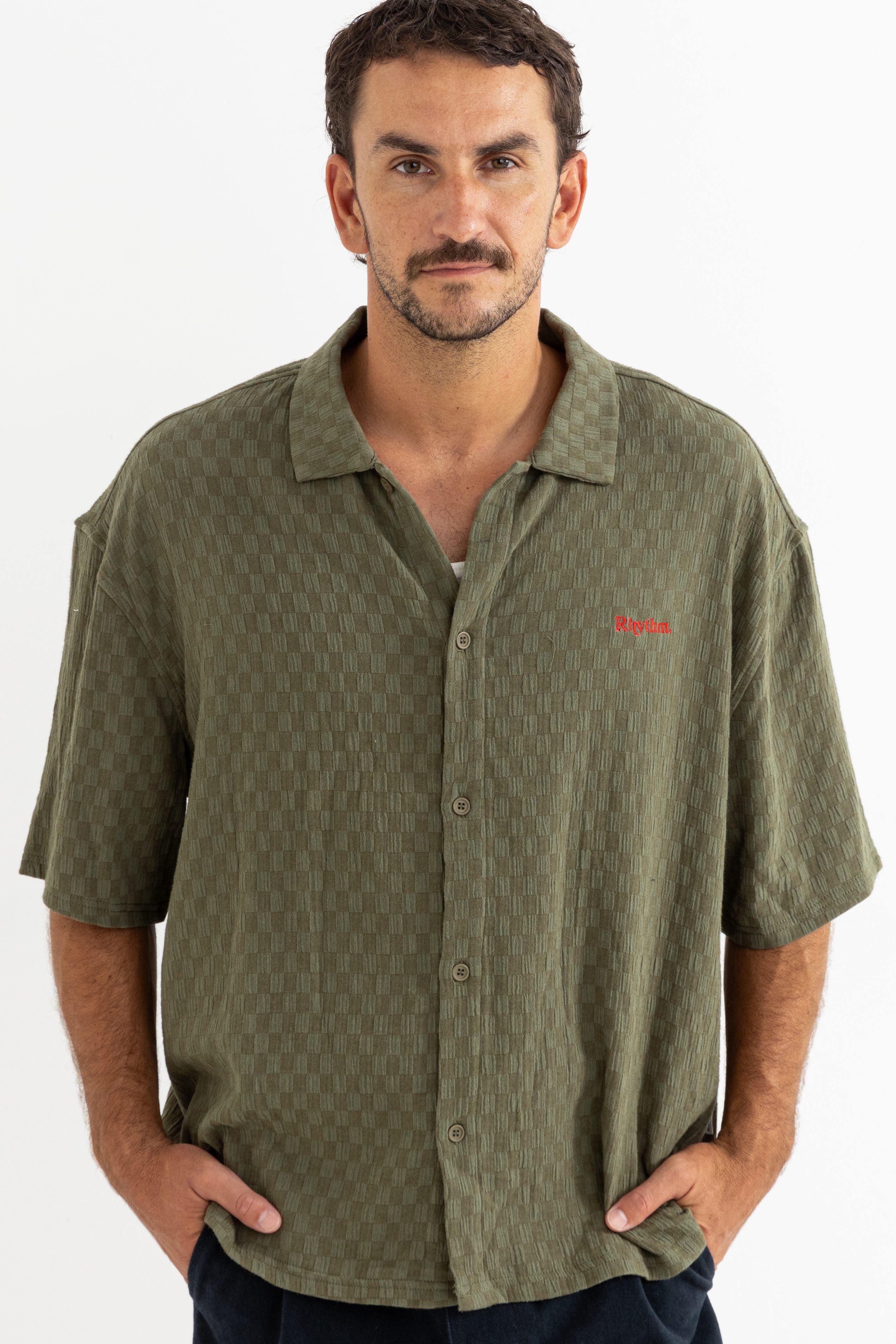 Wash Check Relaxed Ss Shirt