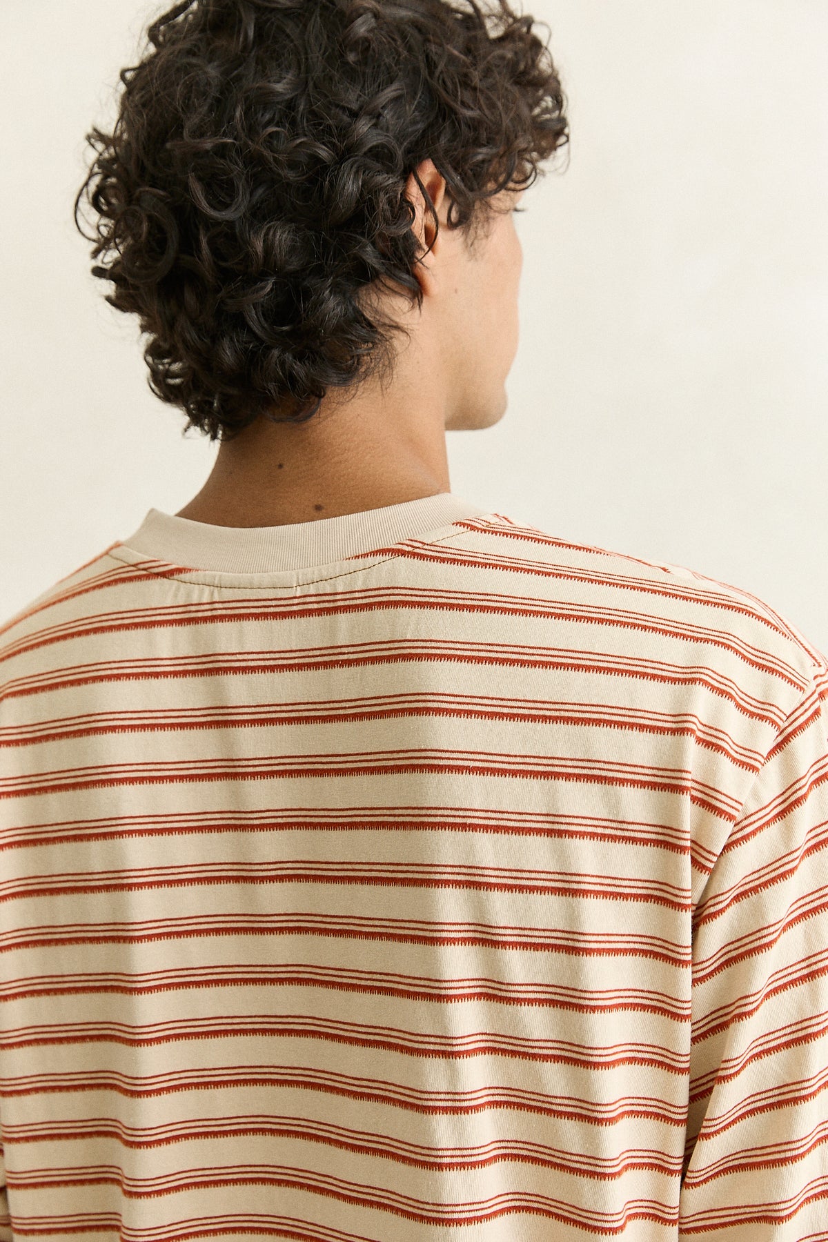 Vintage Stripe LS T-Shirt Natural
