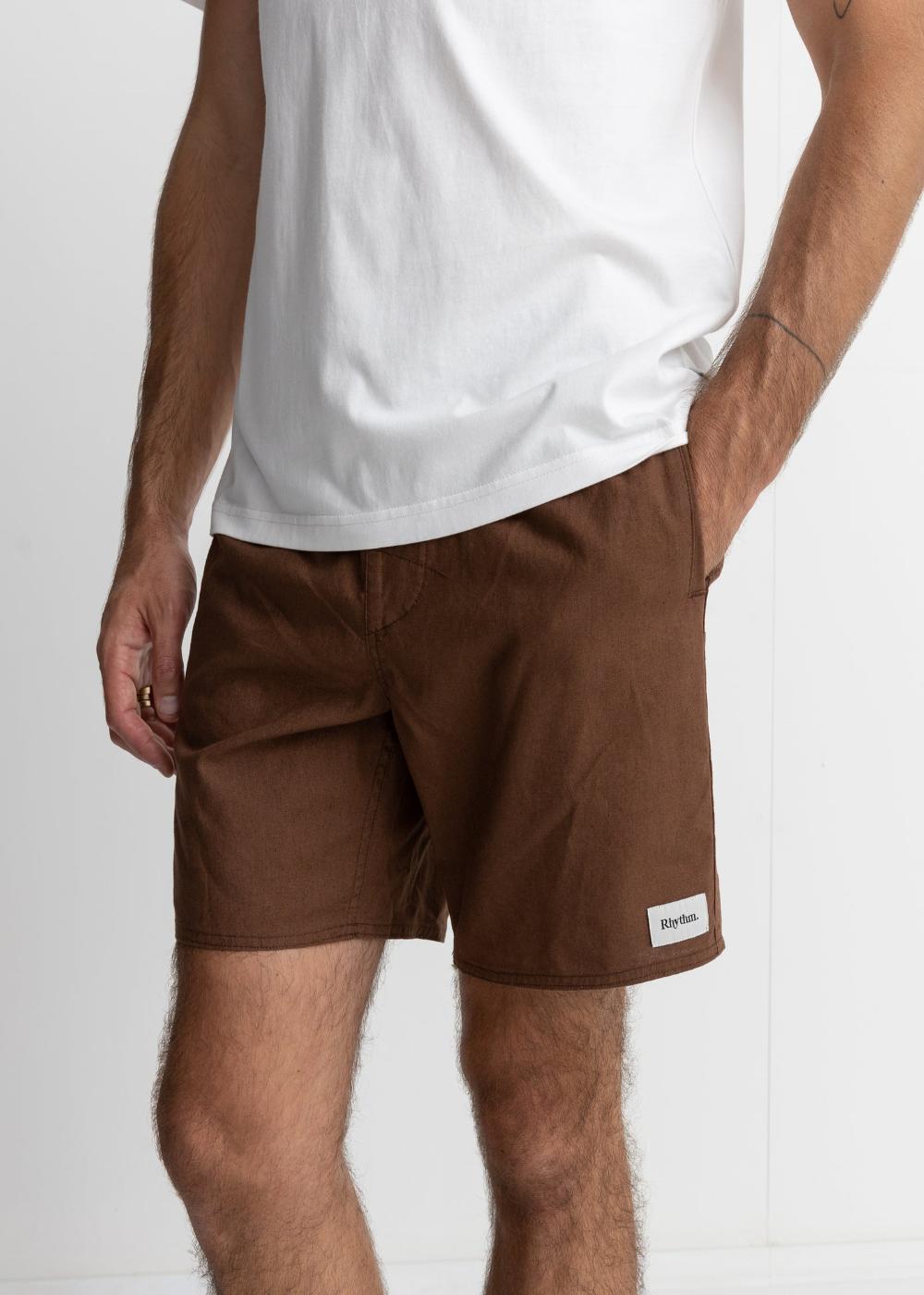 Classic Linen Jam מכנסי פשתן/כותנה קצרים