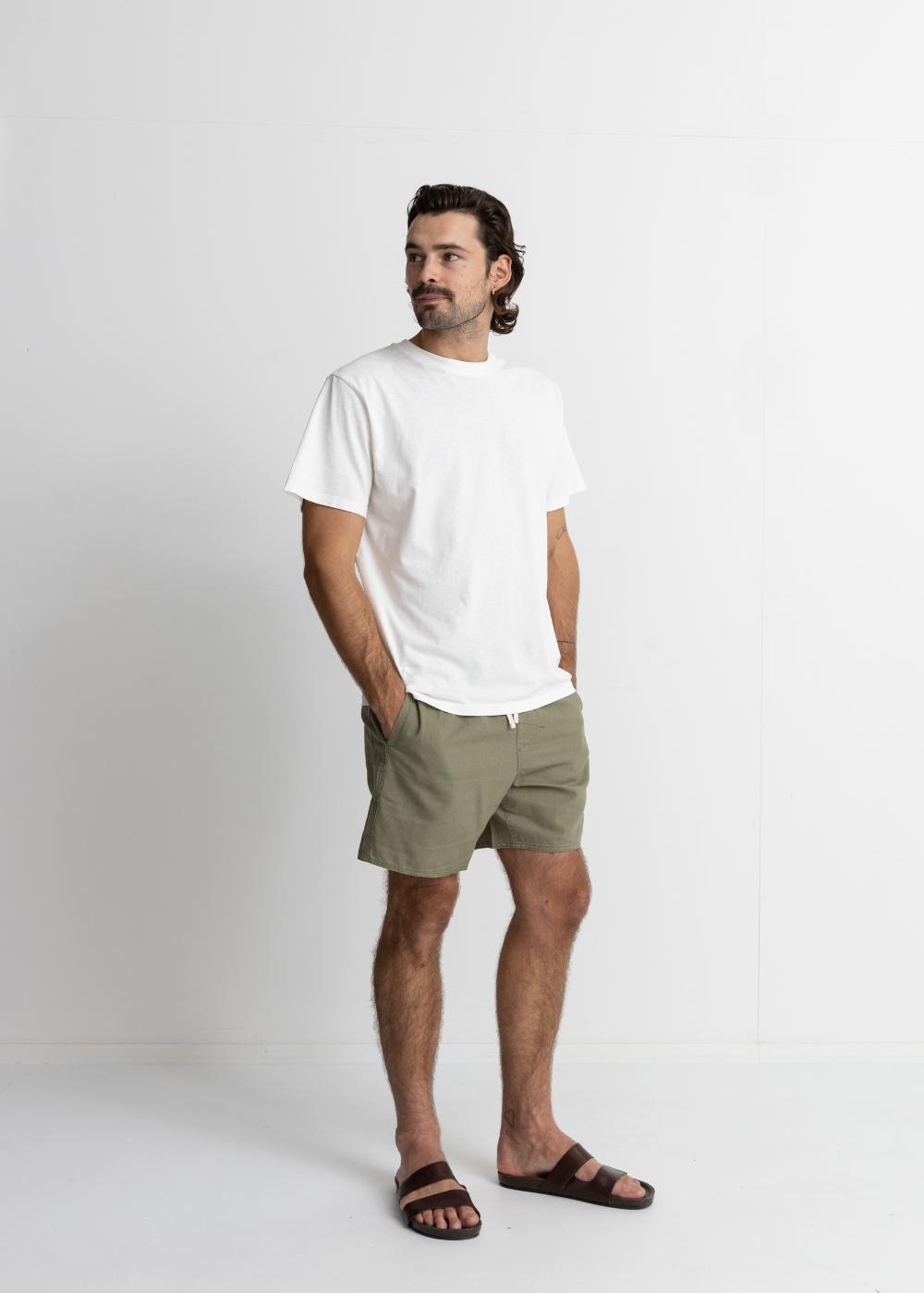 Classic Linen Jam מכנסי פשתן/כותנה קצרים