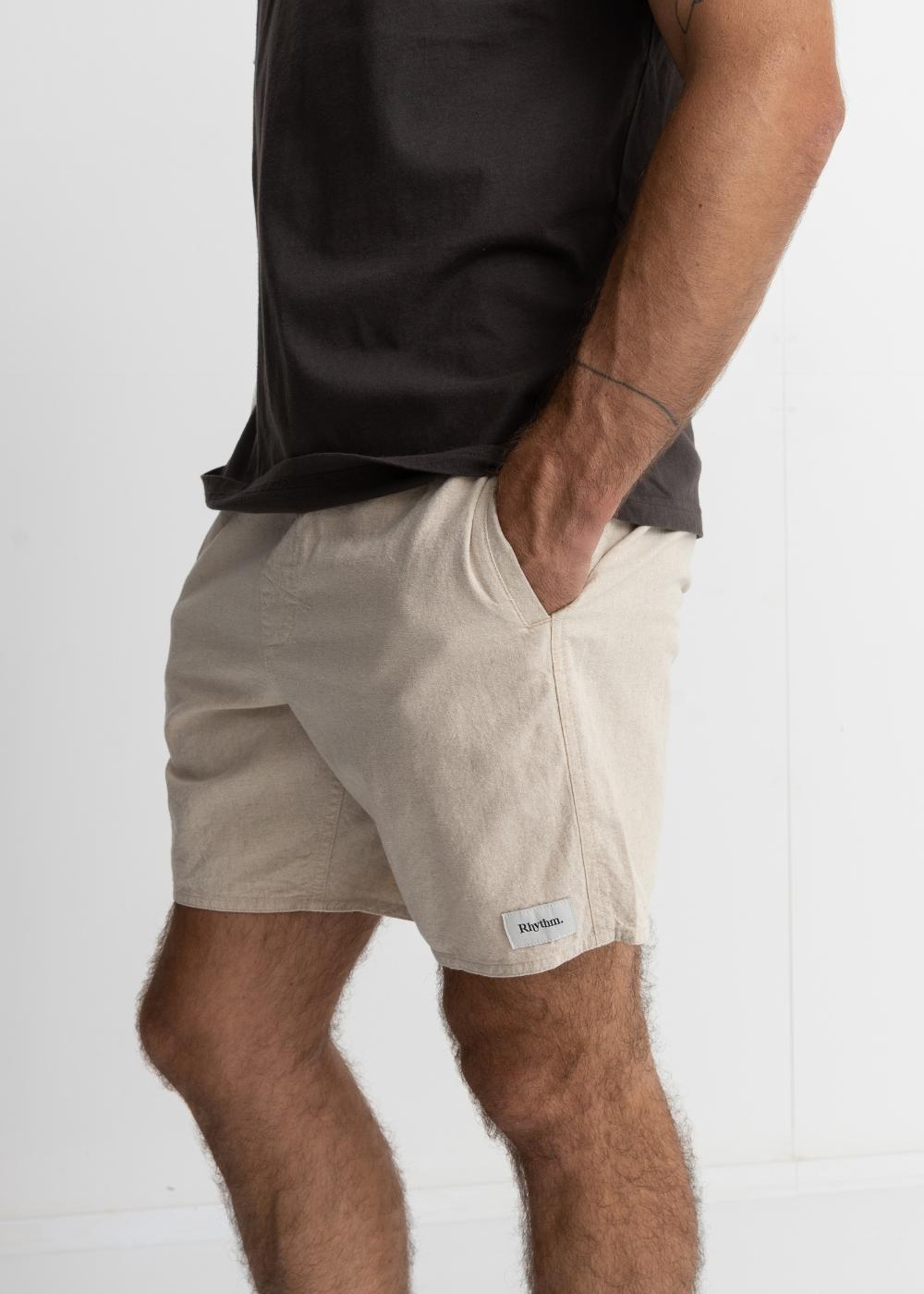Classic Linen Jam מכנסי פשתן/כותנה קצרים