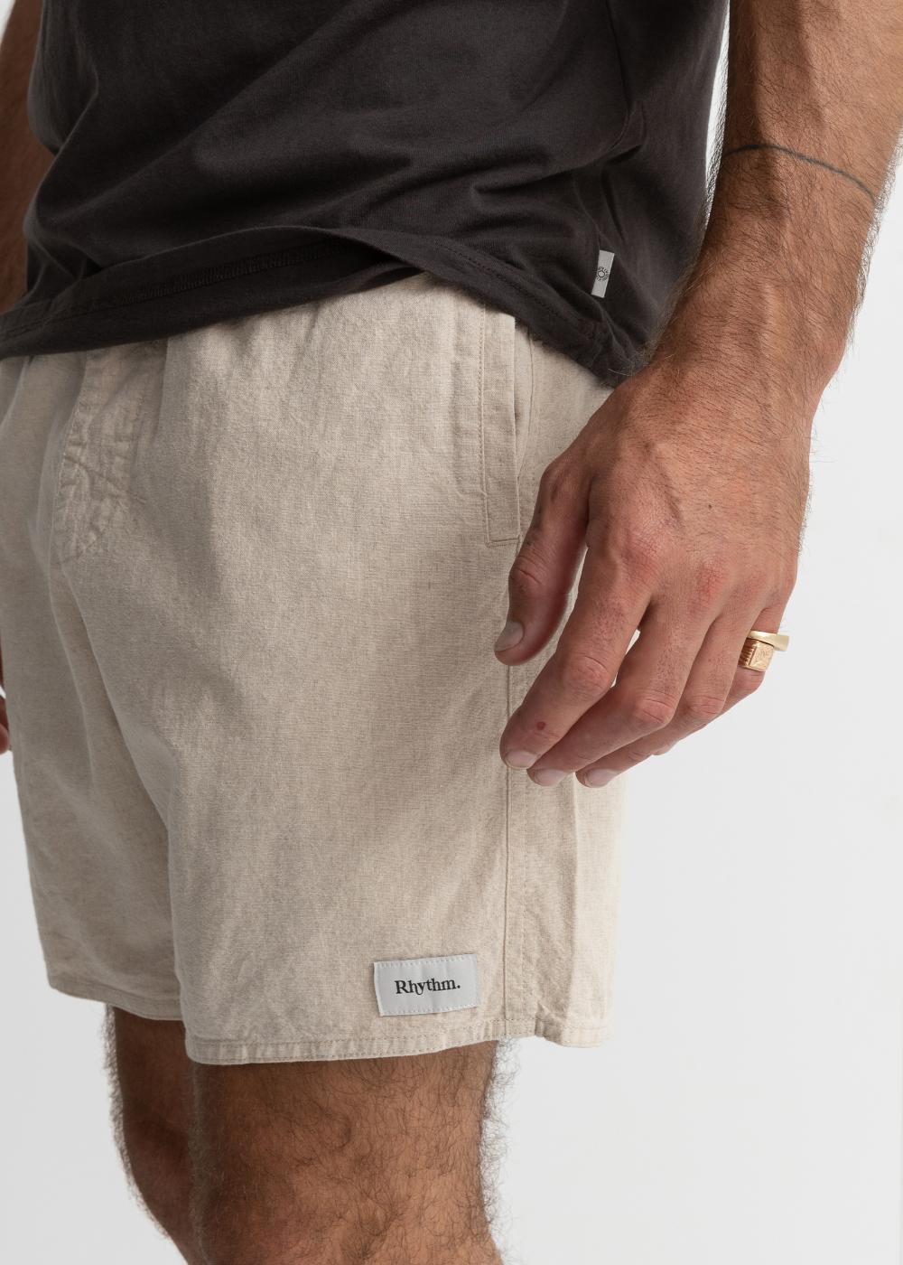 Classic Linen Jam מכנסי פשתן/כותנה קצרים