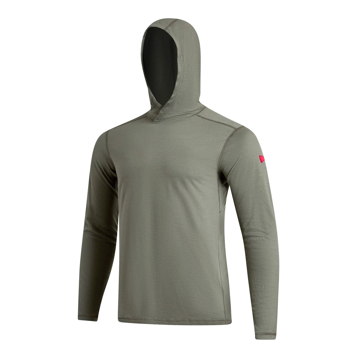 Merino Wool Hooded Long Sleeve Shirt