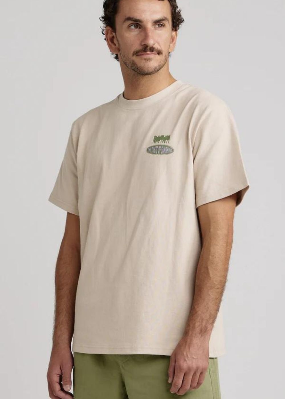 Heavy Vintage Block Ss T-Shirt - טישרט קצרה 100% כותנה