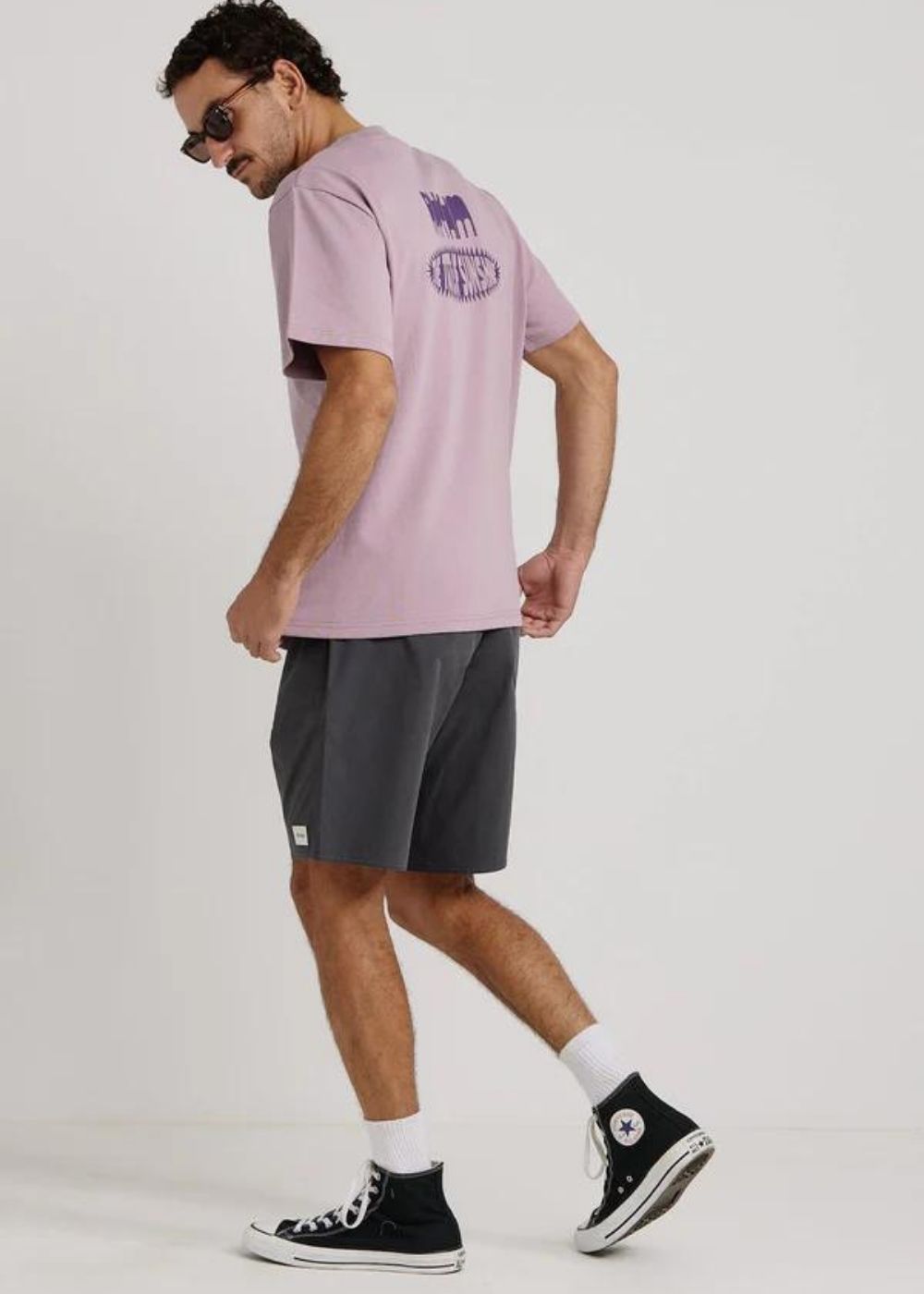 Heavy Vintage Block Ss T-Shirt - טישרט קצרה 100% כותנה