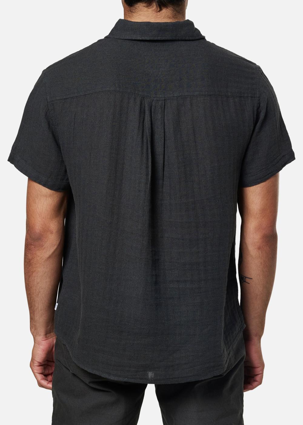 Alan Solid Shirt מכופתרת קצרה