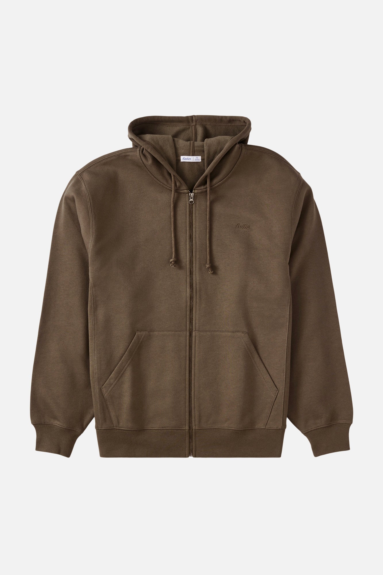 Emb Full Zip Hood Fleece
