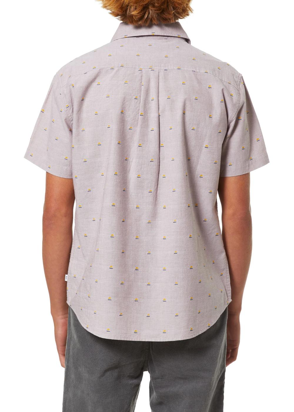 SUNSET SHIRT - DARK  CLAY - מכופתרת קצרה כותנה