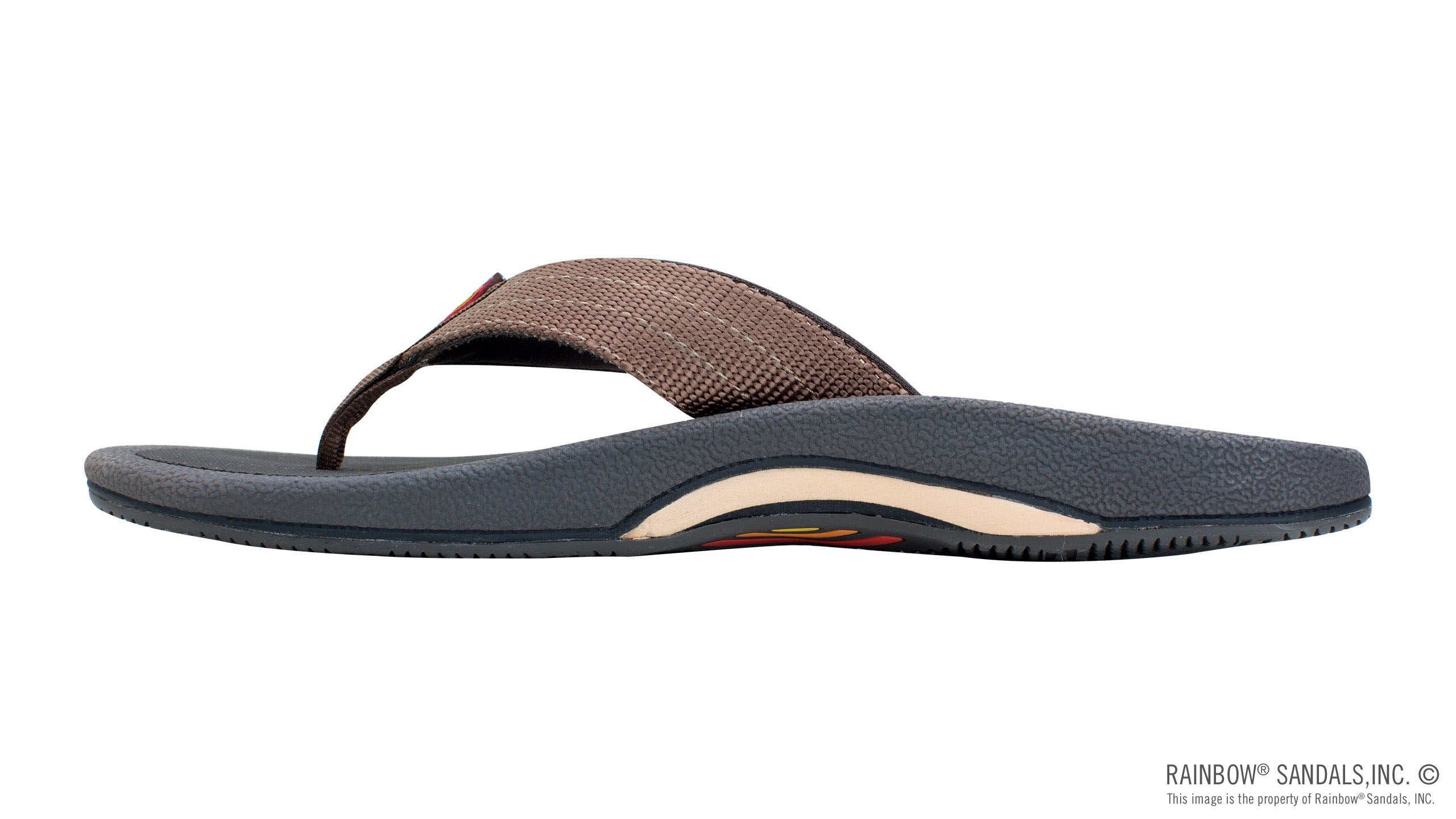 Mariner -Dk Brown Rubber Orthotic w \arch