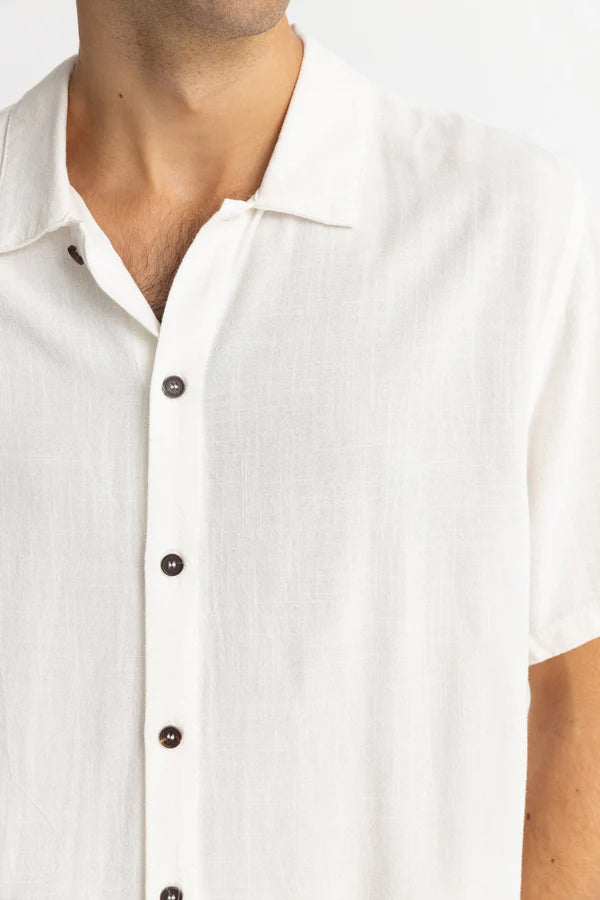 Textured Linen Ss Shirt