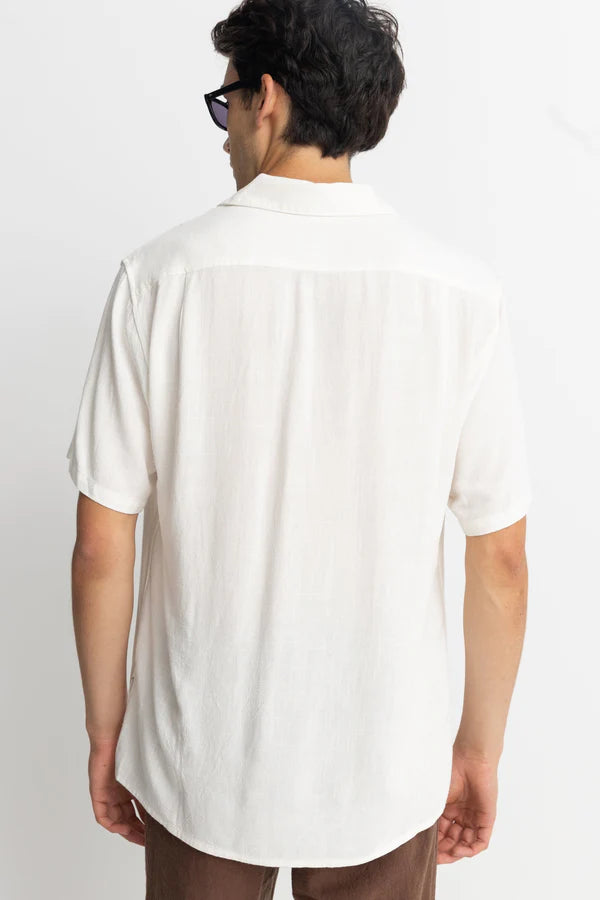 Textured Linen Ss Shirt