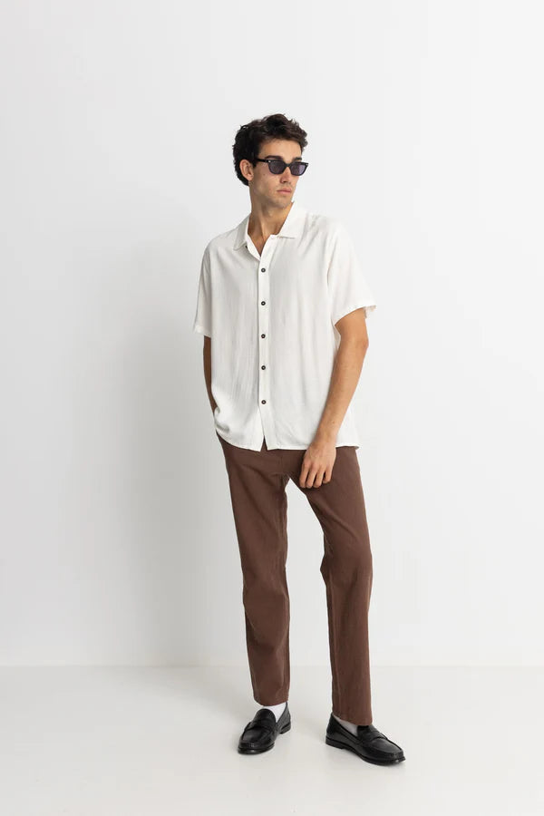 Textured Linen Ss Shirt