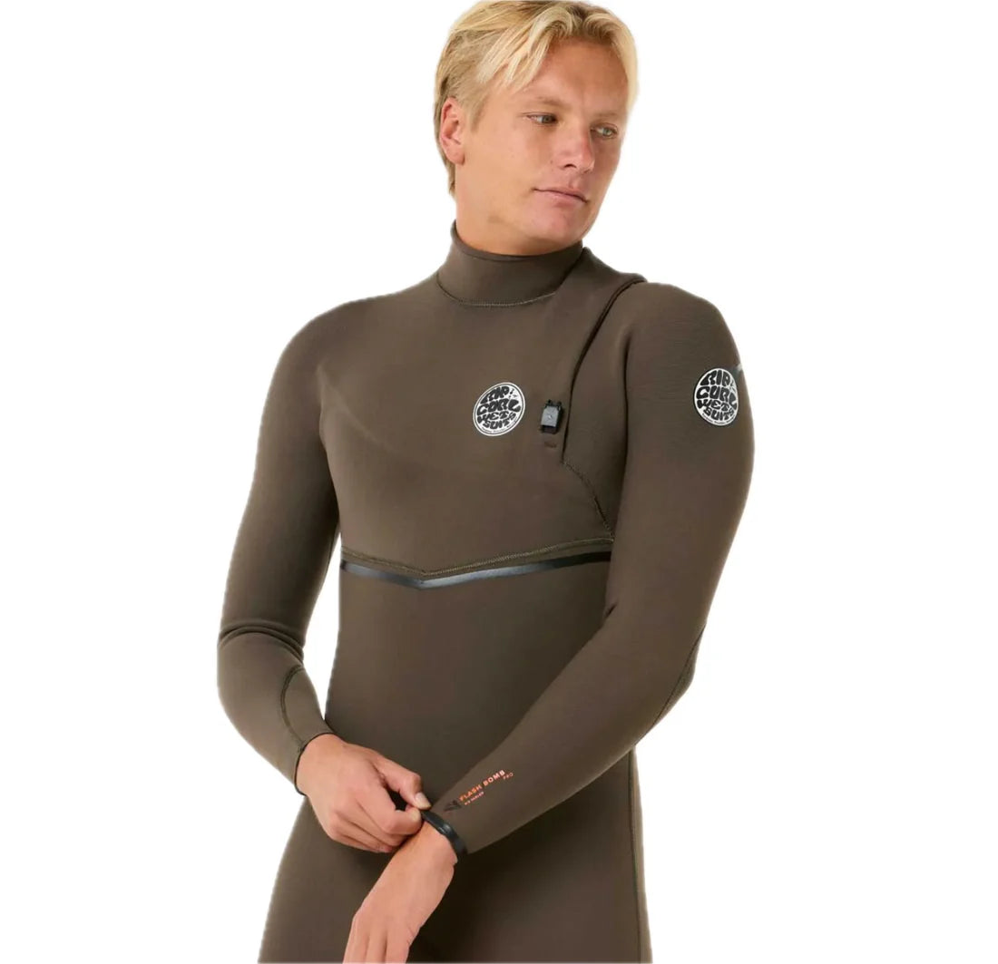 חליפת גלישה ארוכה 3/2 Flash Bomb 3/2 Zip Free Wetsuit