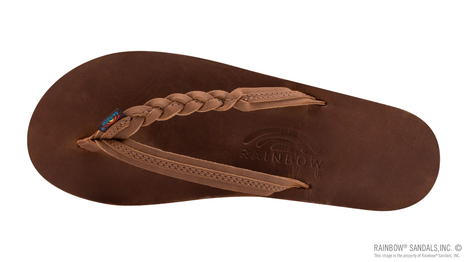 נשים Flirty Braidy Redwood Single Layer Leather