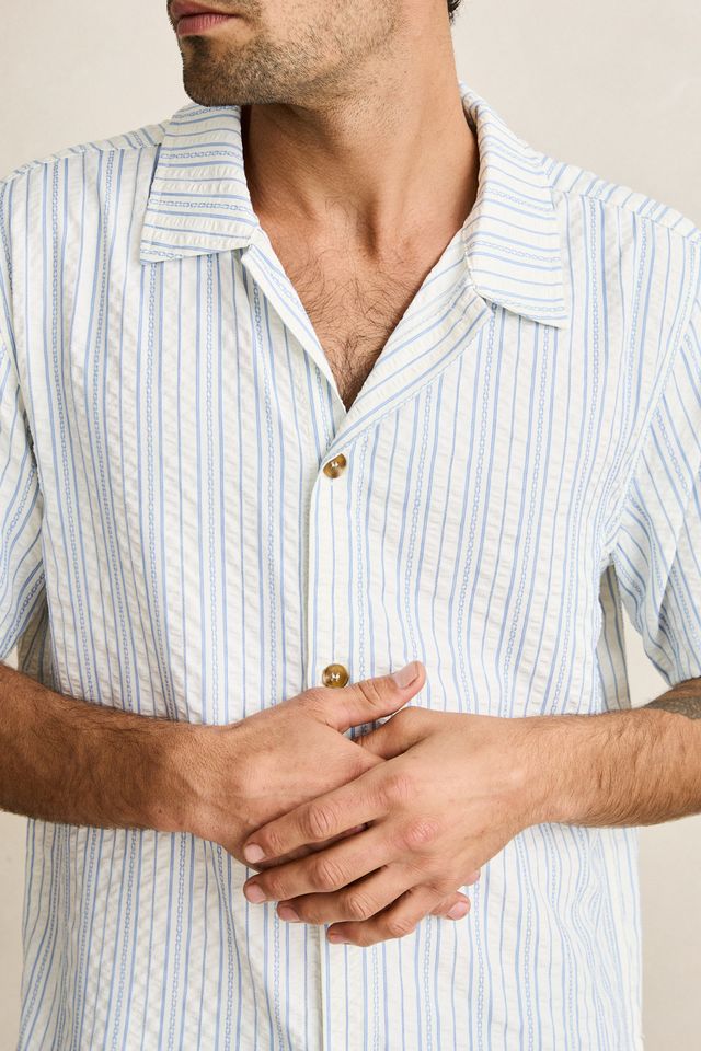 Novelty Stripe Ss Shirt