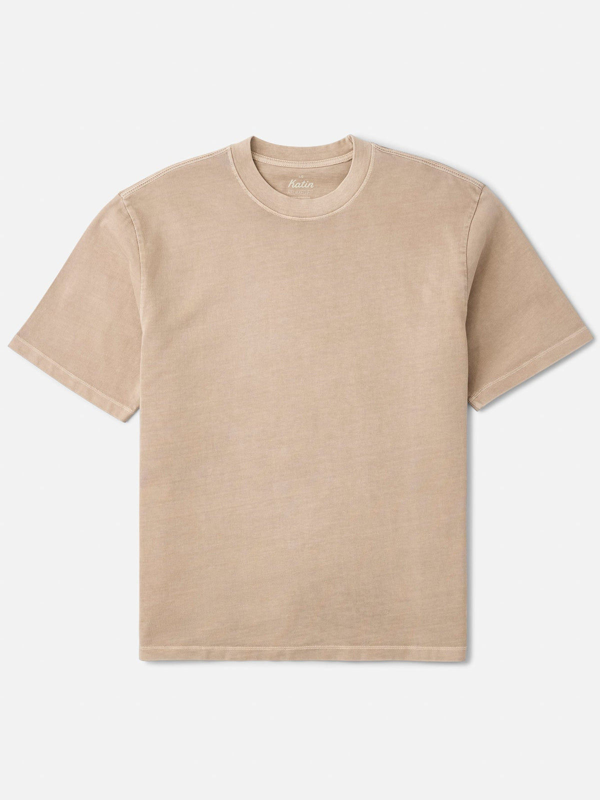 Box Fit Tee F26 – TAUPE VINTAGE WASH – 1
