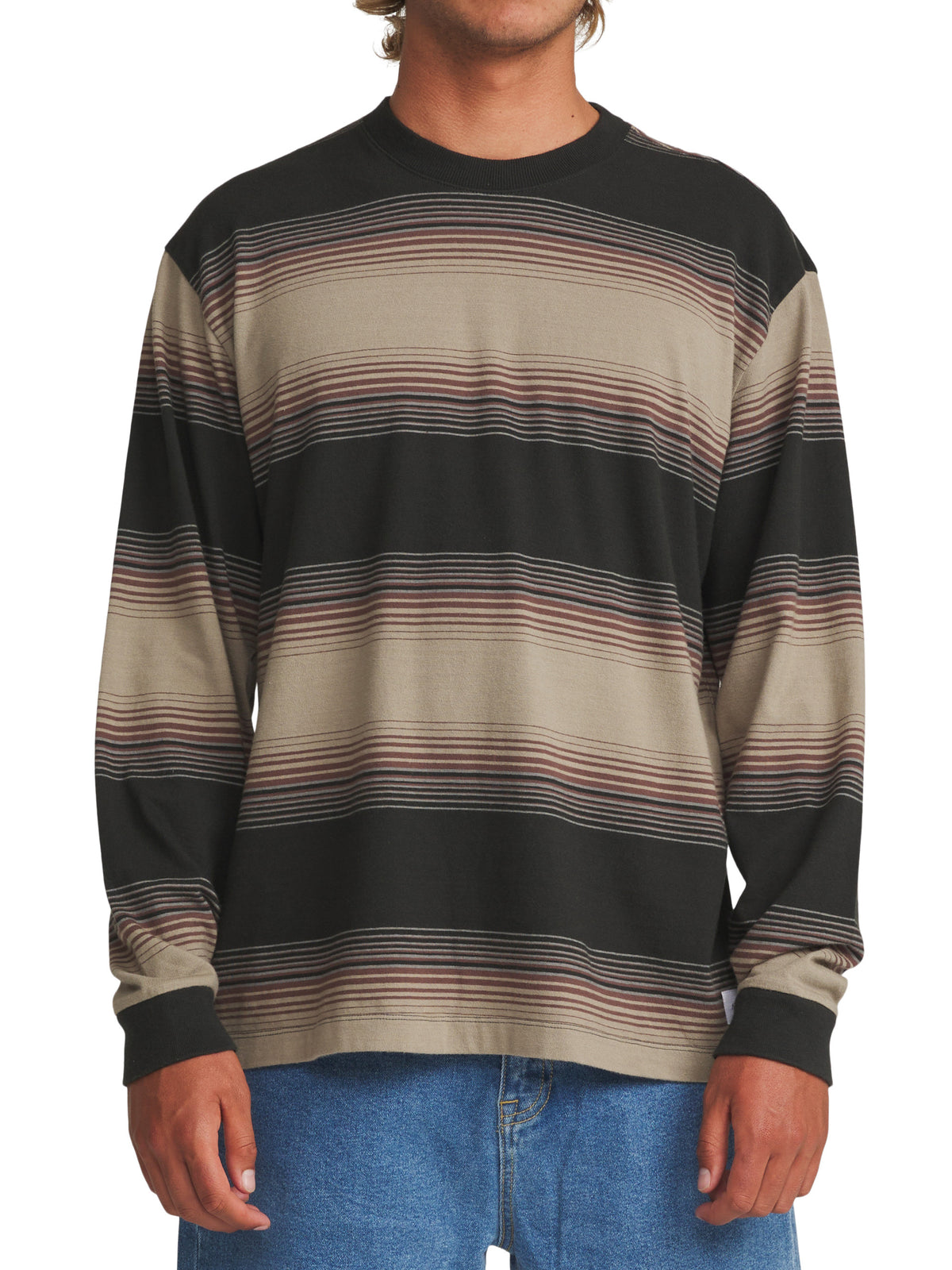 Sunset Box Fit Ls Tee